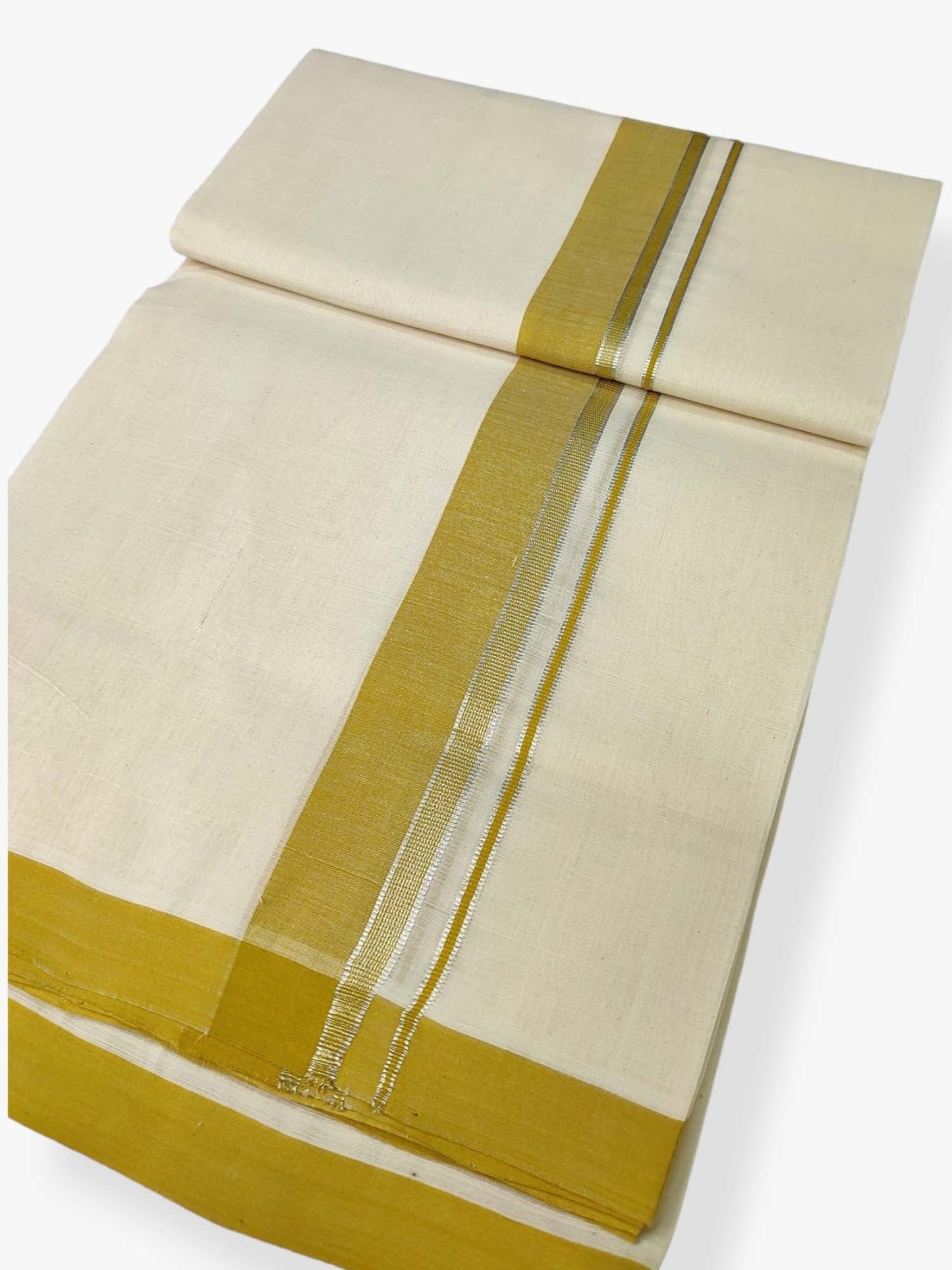 Kerala Balaramapuram Handloom Mundu/Dhoti Pure Cotton