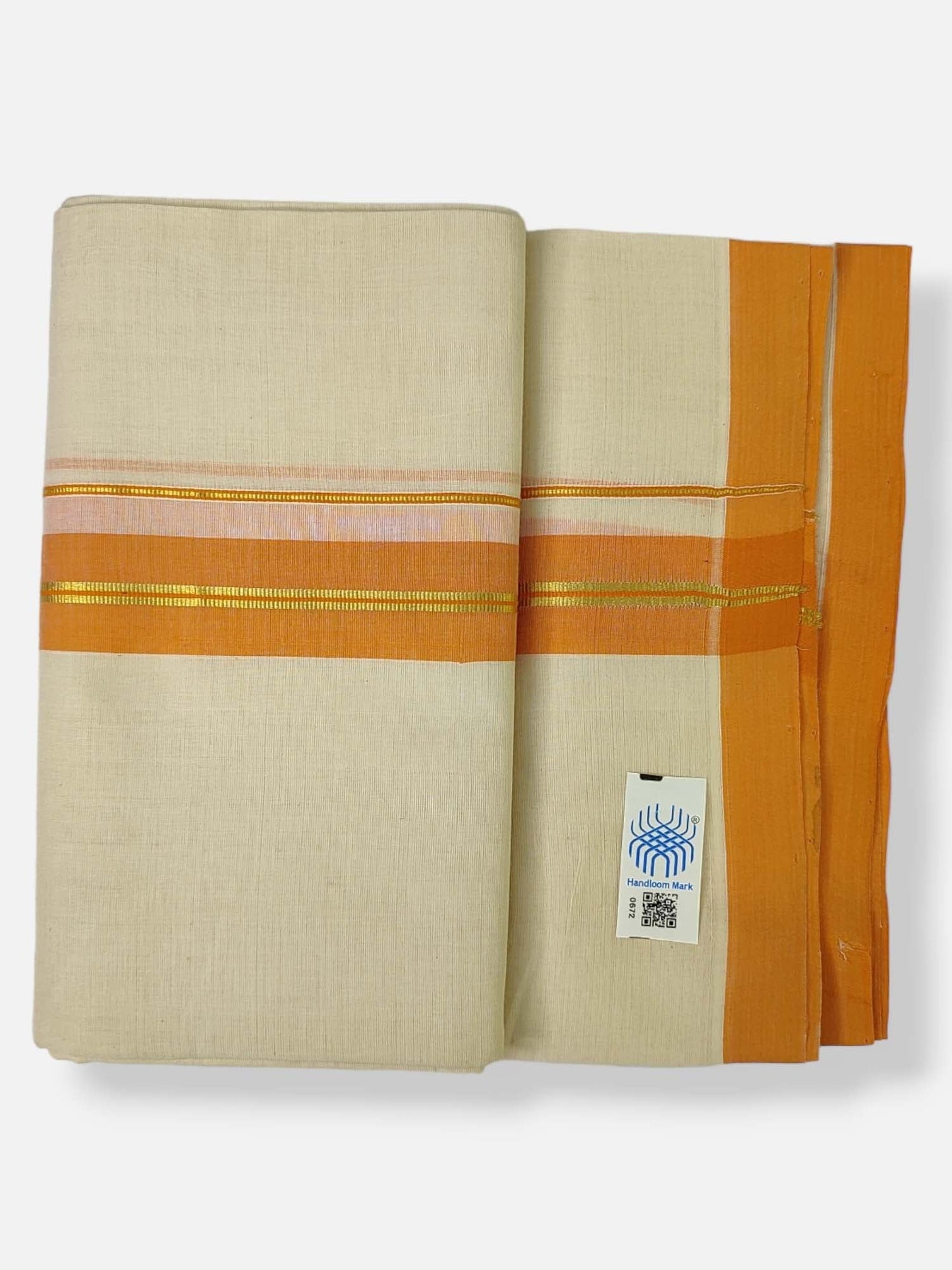 Kerala Balaramapuram Handloom Mundu/Dhoti Pure Cotton