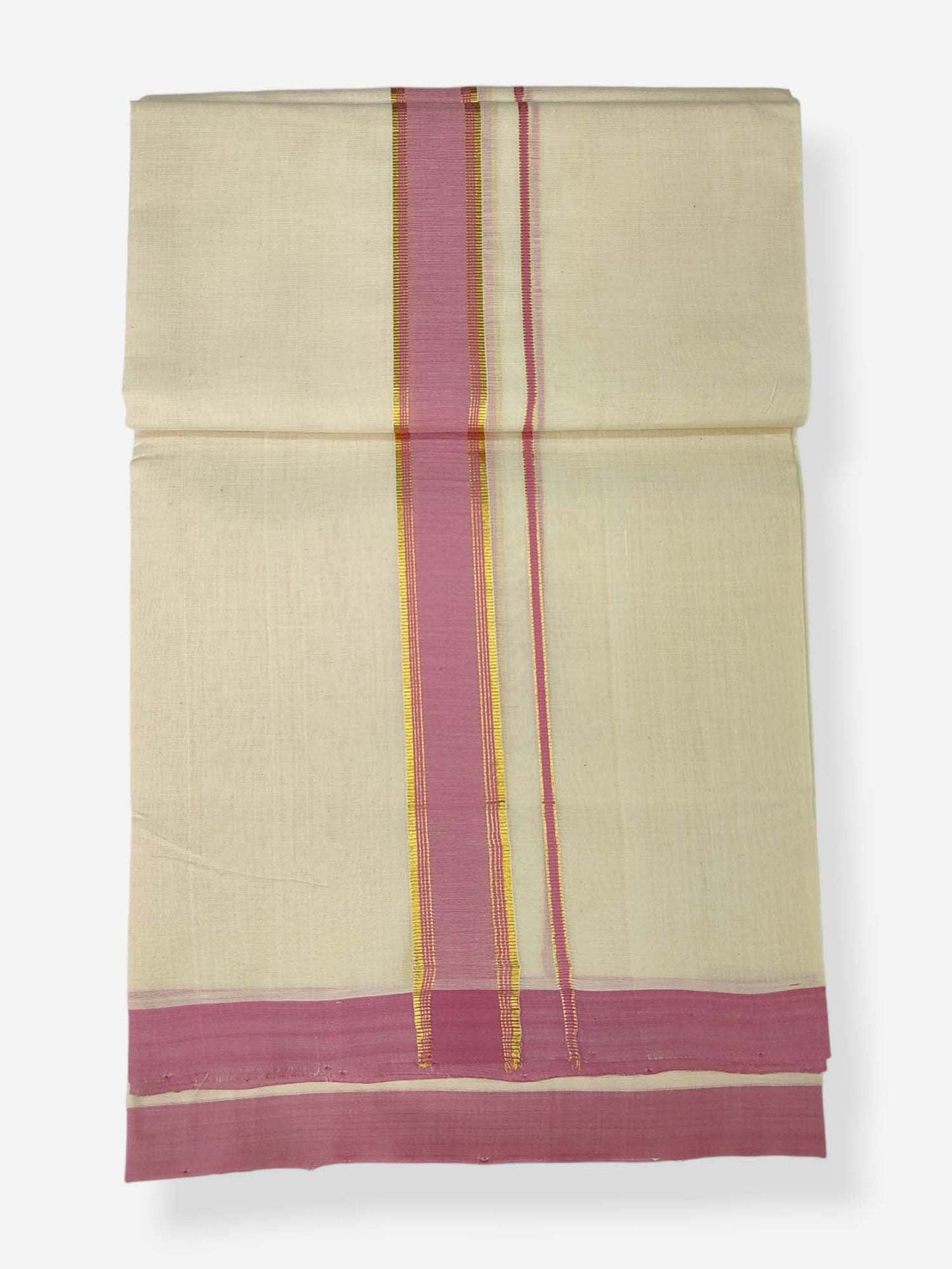 Kerala Balaramapuram Handloom Mundu/Dhoti Pure Cotton