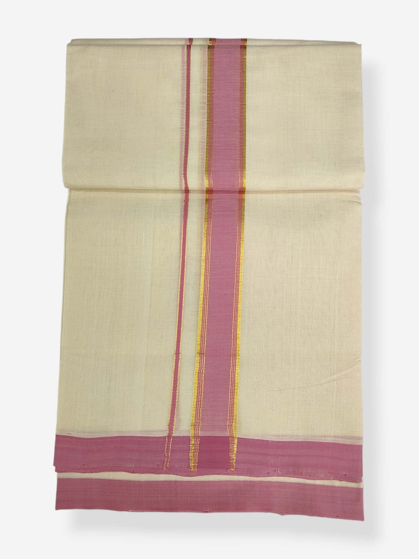 Kerala Balaramapuram Handloom Mundu/Dhoti Pure Cotton