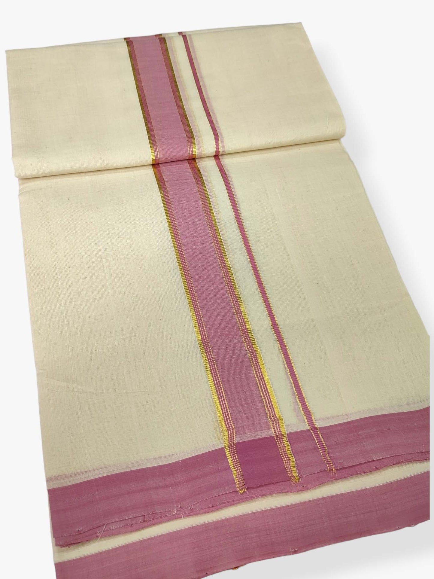 Kerala Balaramapuram Handloom Mundu/Dhoti Pure Cotton