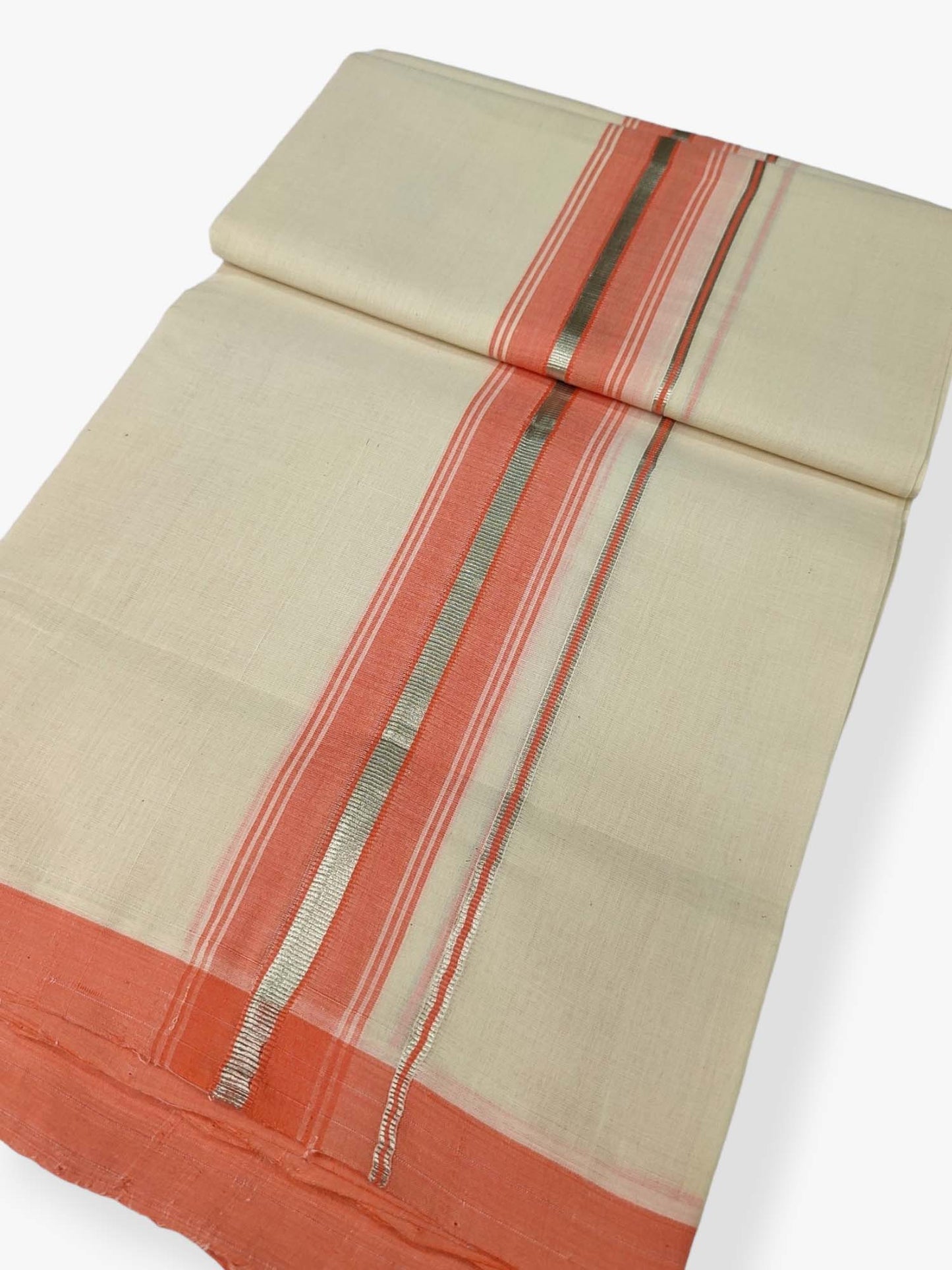 Kerala Balaramapuram Handloom Mundu/Dhoti Pure Cotton