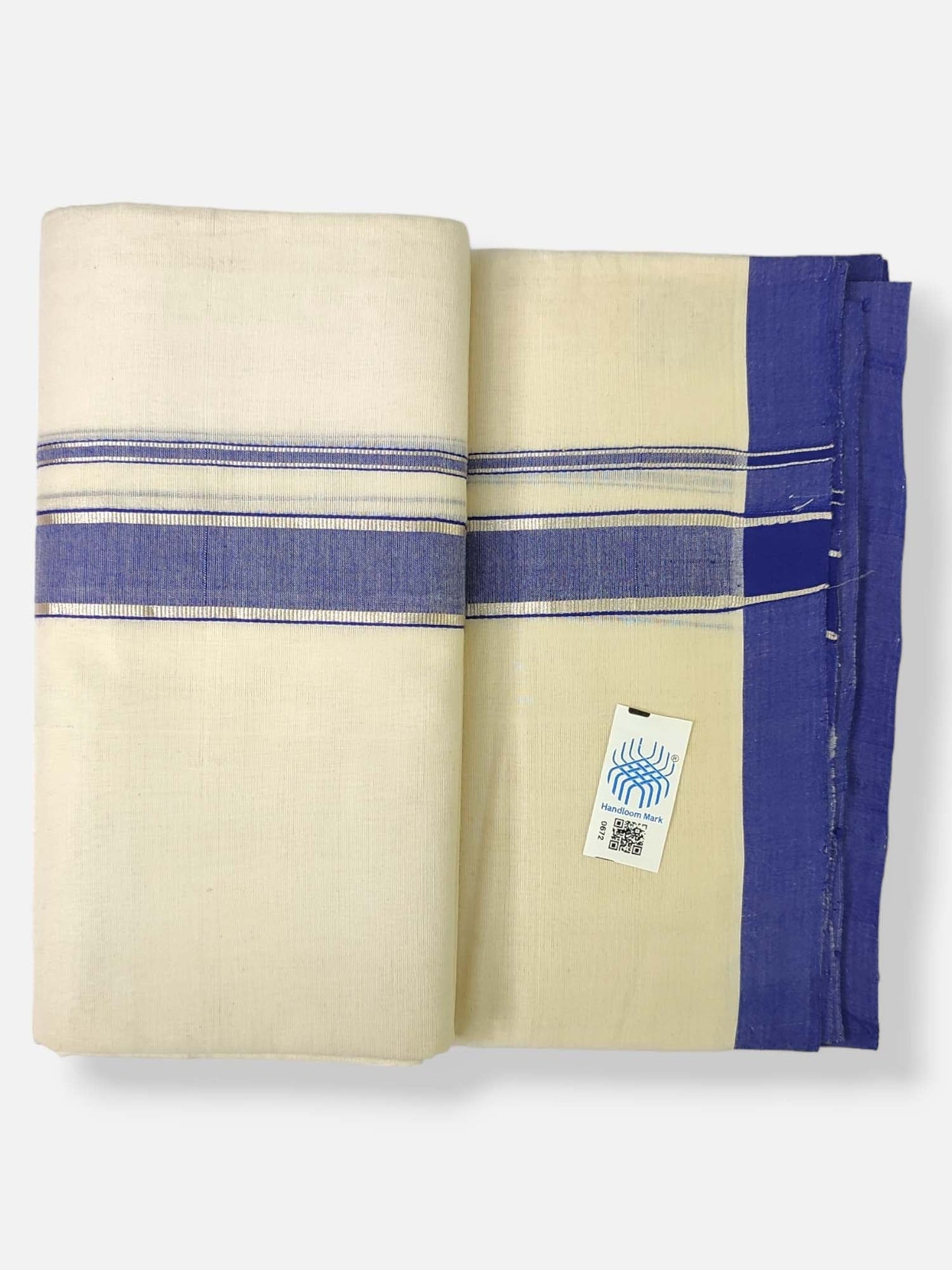 Kerala Balaramapuram Handloom Mundu/Dhoti Pure Cotton