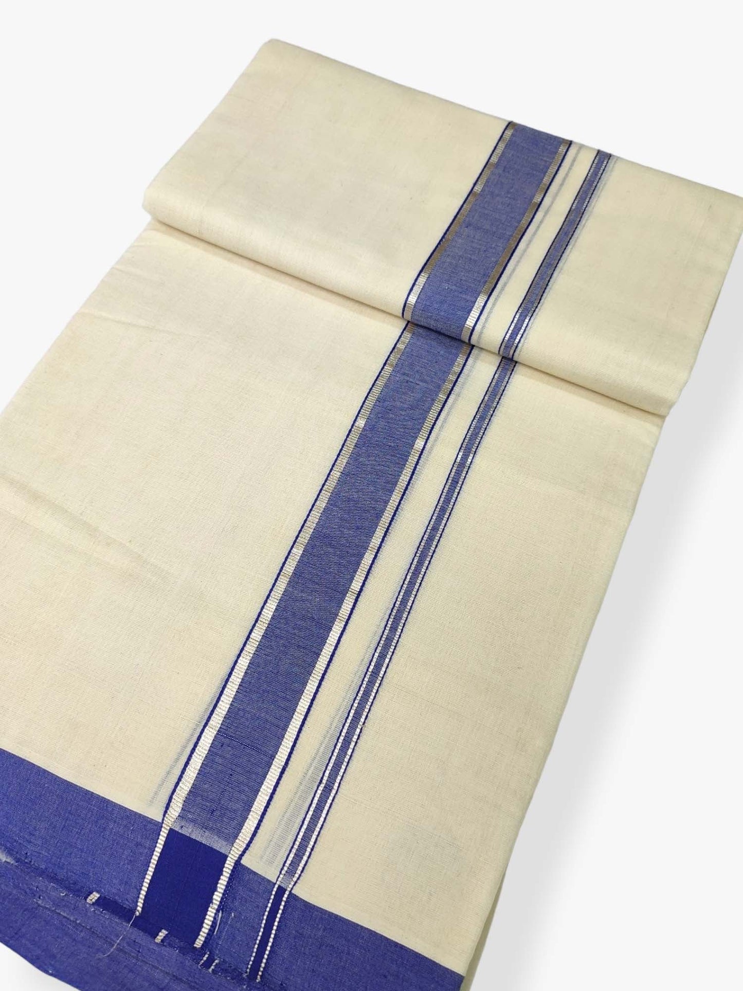 Kerala Balaramapuram Handloom Mundu/Dhoti Pure Cotton