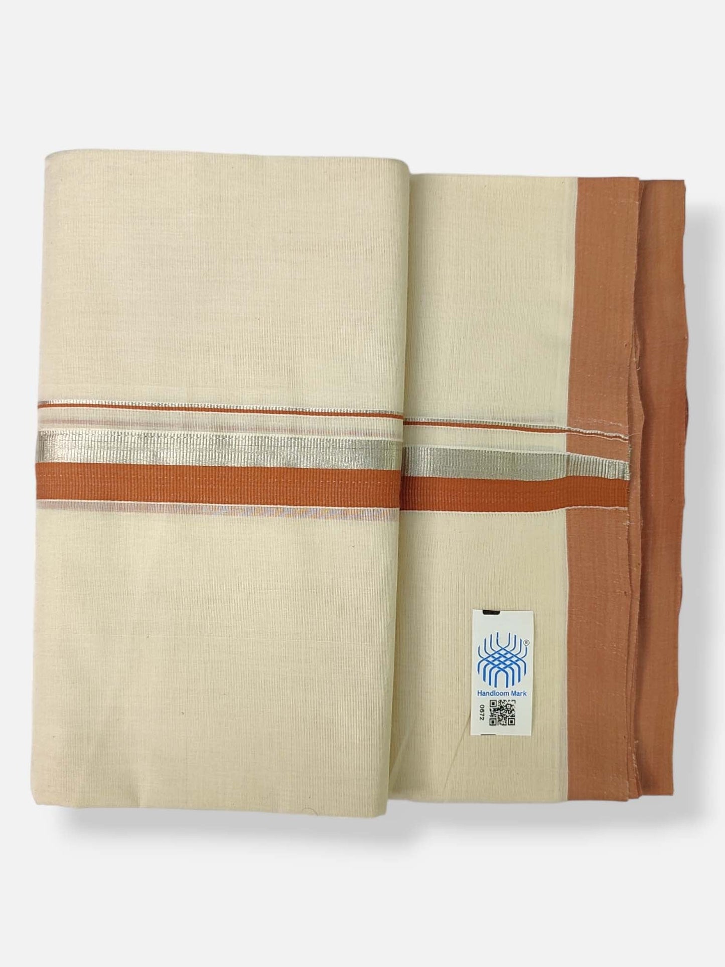 Kerala Balaramapuram Handloom Mundu/Dhoti Pure Cotton