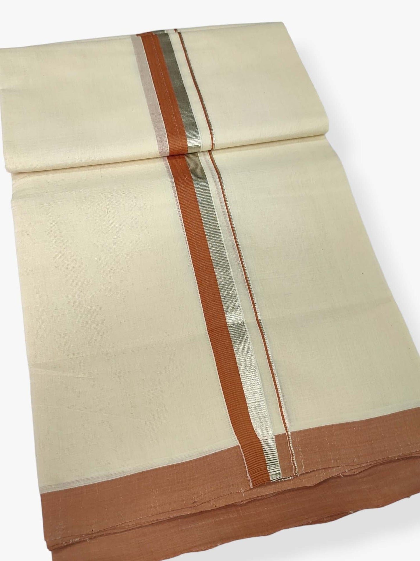 Kerala Balaramapuram Handloom Mundu/Dhoti Pure Cotton
