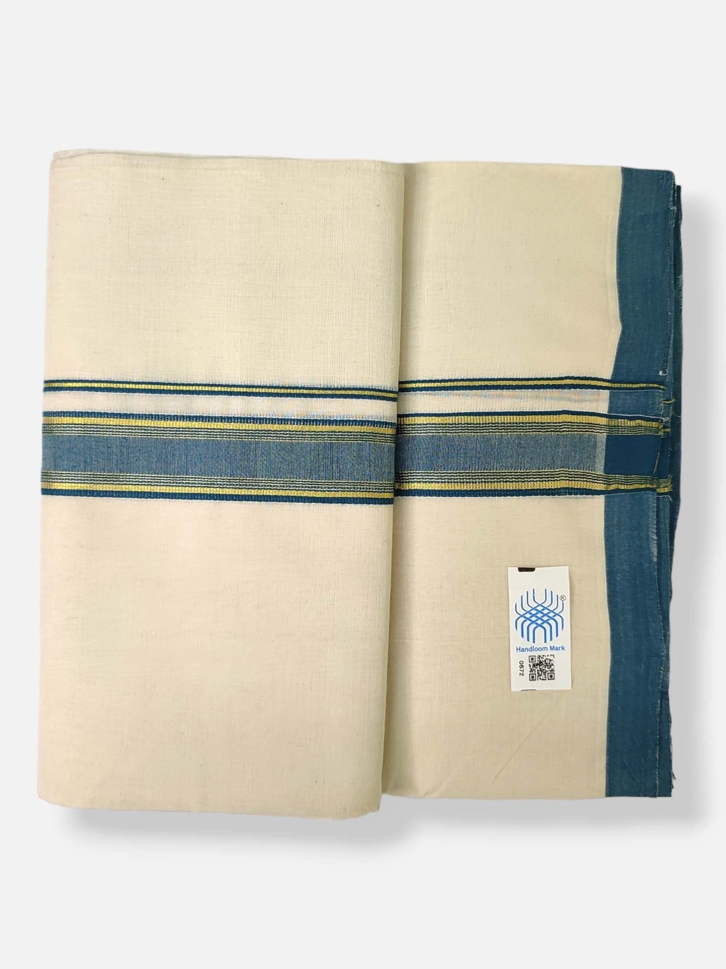 Kerala Balaramapuram Handloom Mundu/Dhoti Pure Cotton