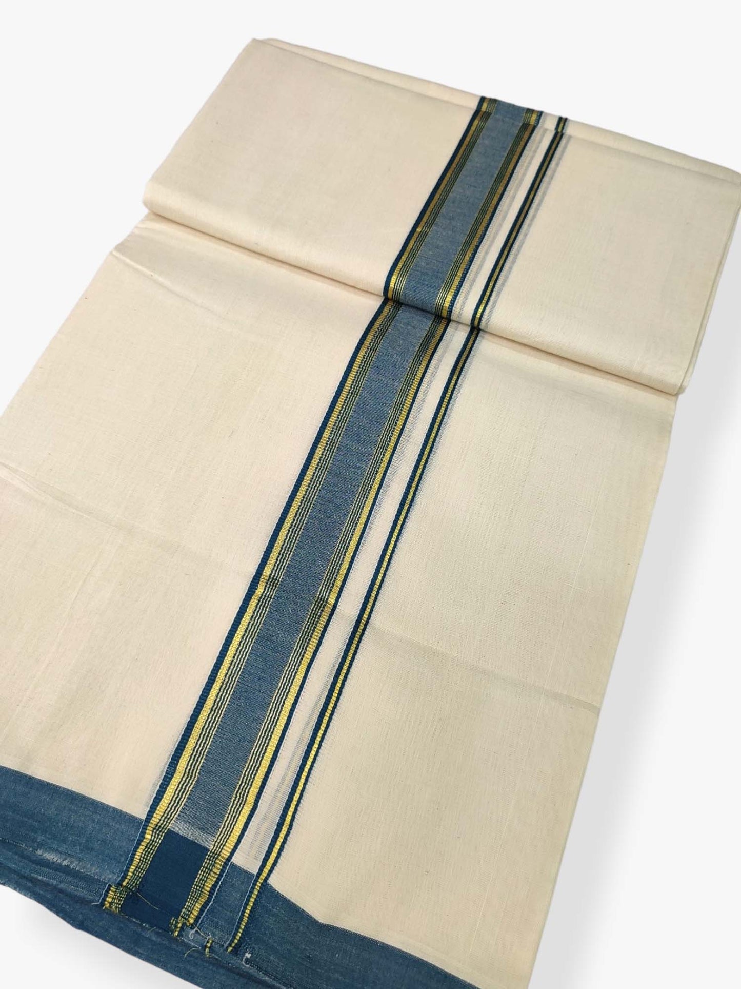 Kerala Balaramapuram Handloom Mundu/Dhoti Pure Cotton