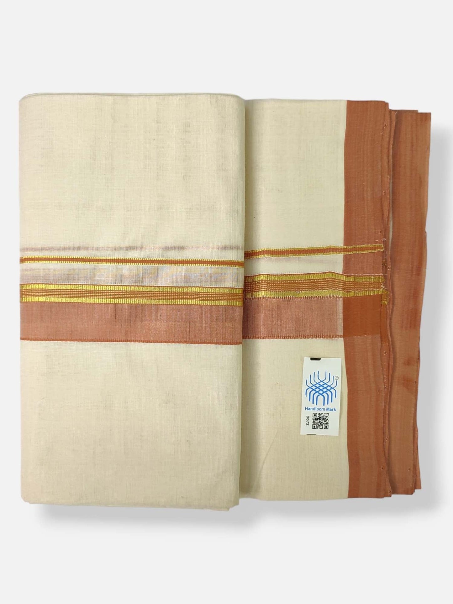 Kerala Balaramapuram Handloom Mundu/Dhoti Pure Cotton