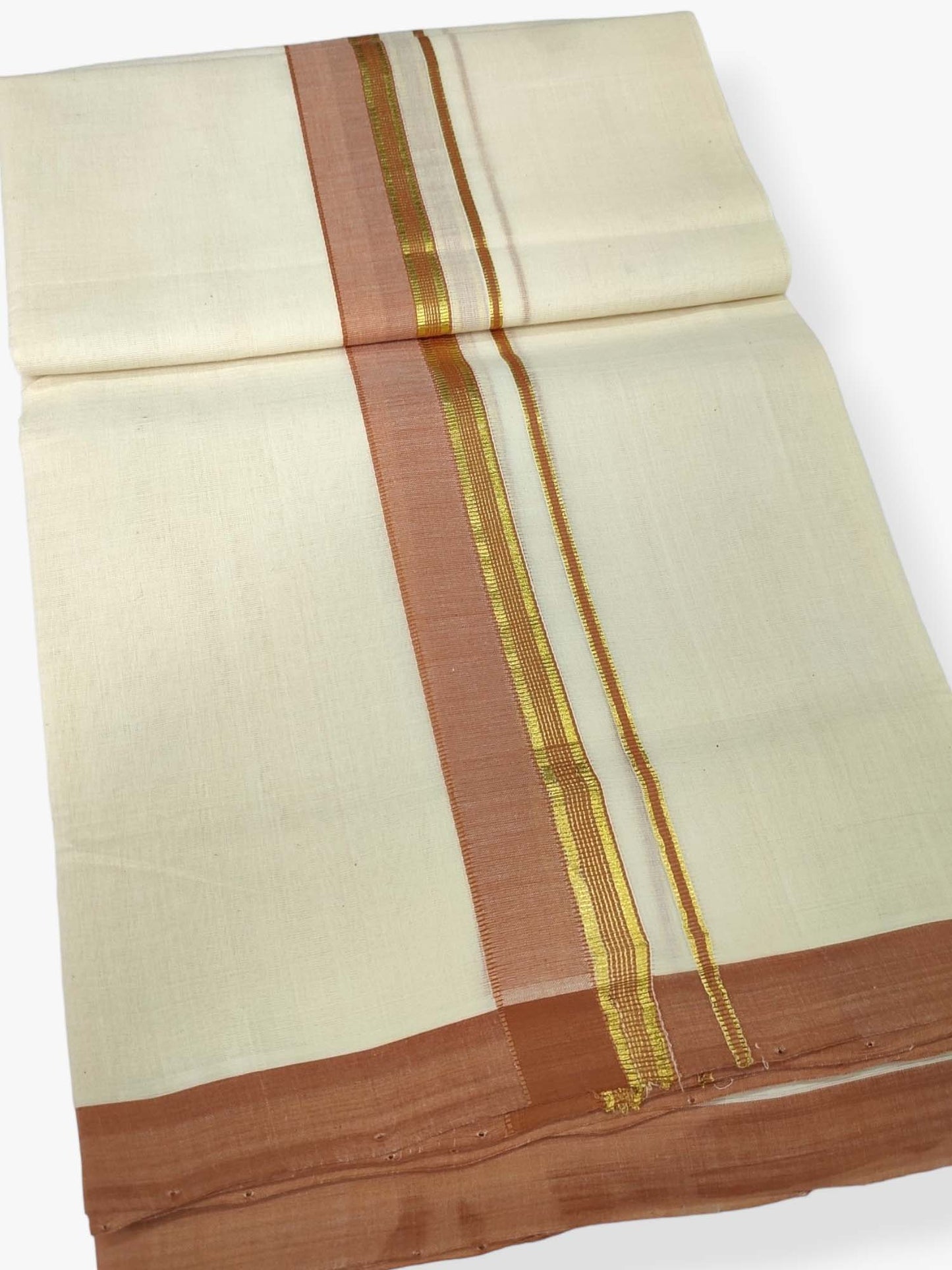 Kerala Balaramapuram Handloom Mundu/Dhoti Pure Cotton
