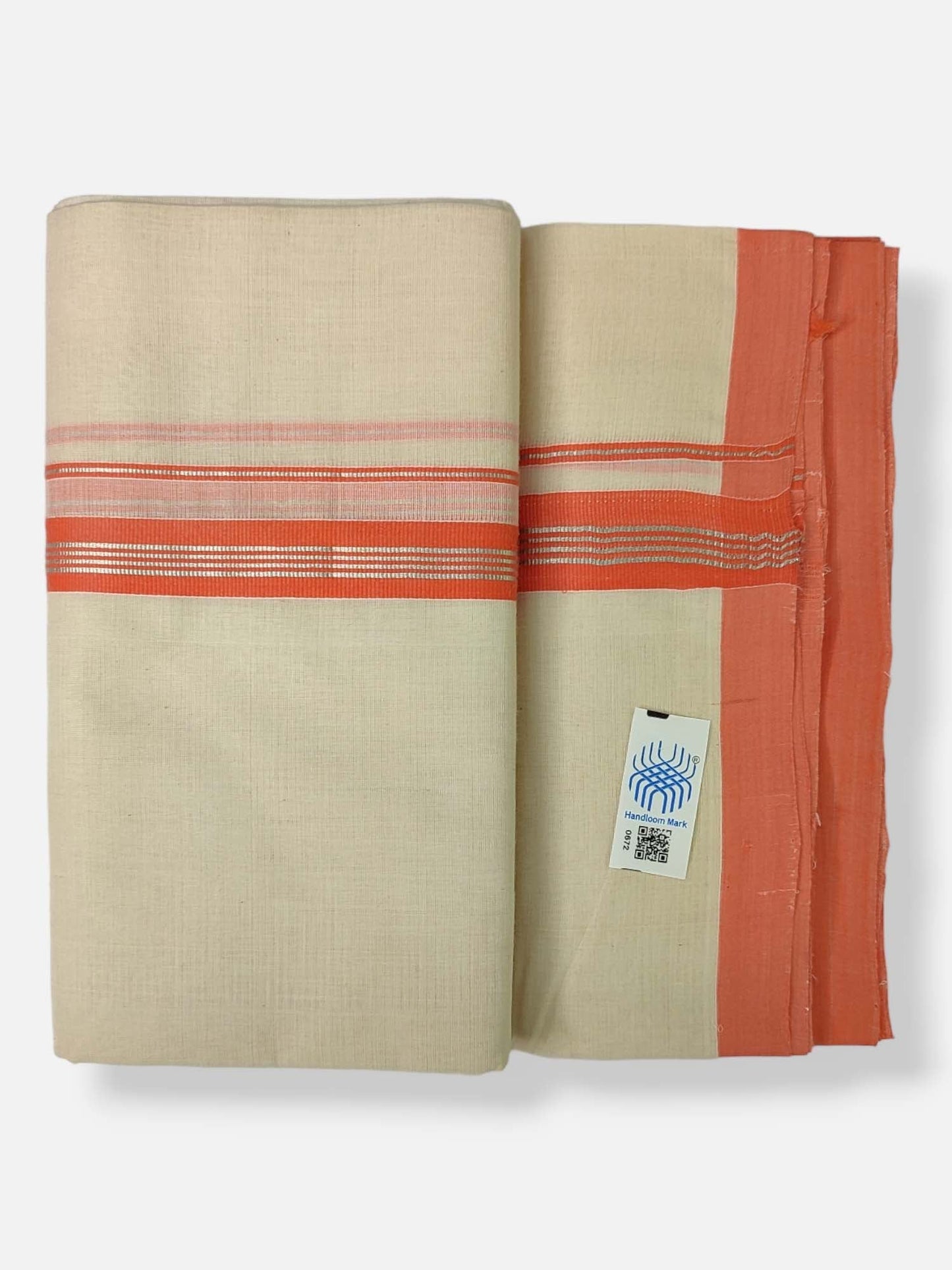 Kerala Balaramapuram Handloom Mundu/Dhoti Pure Cotton
