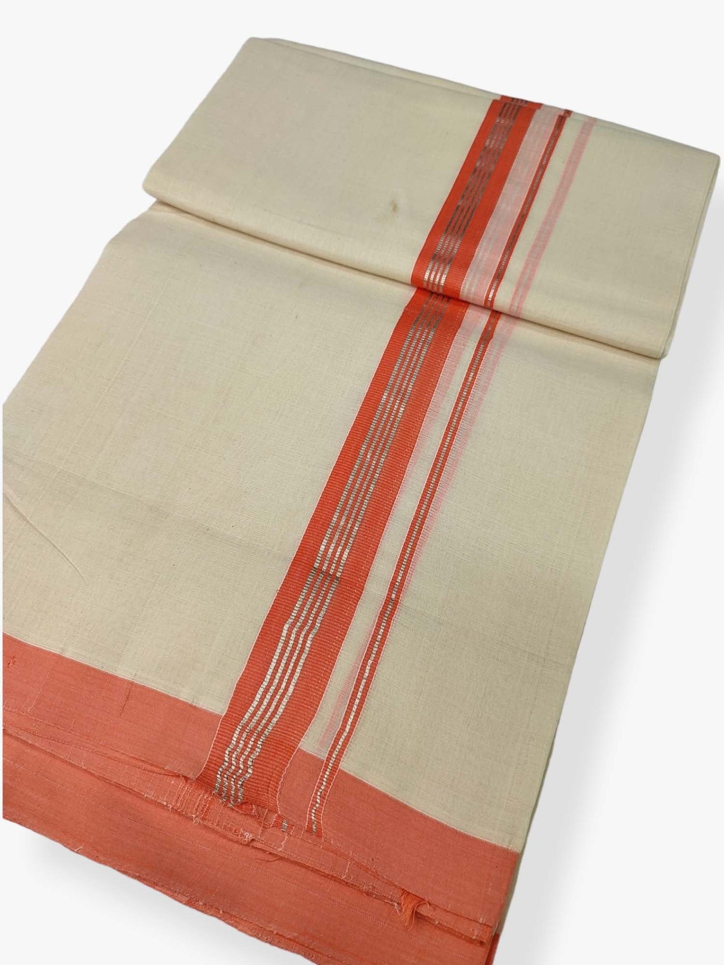 Kerala Balaramapuram Handloom Mundu/Dhoti Pure Cotton