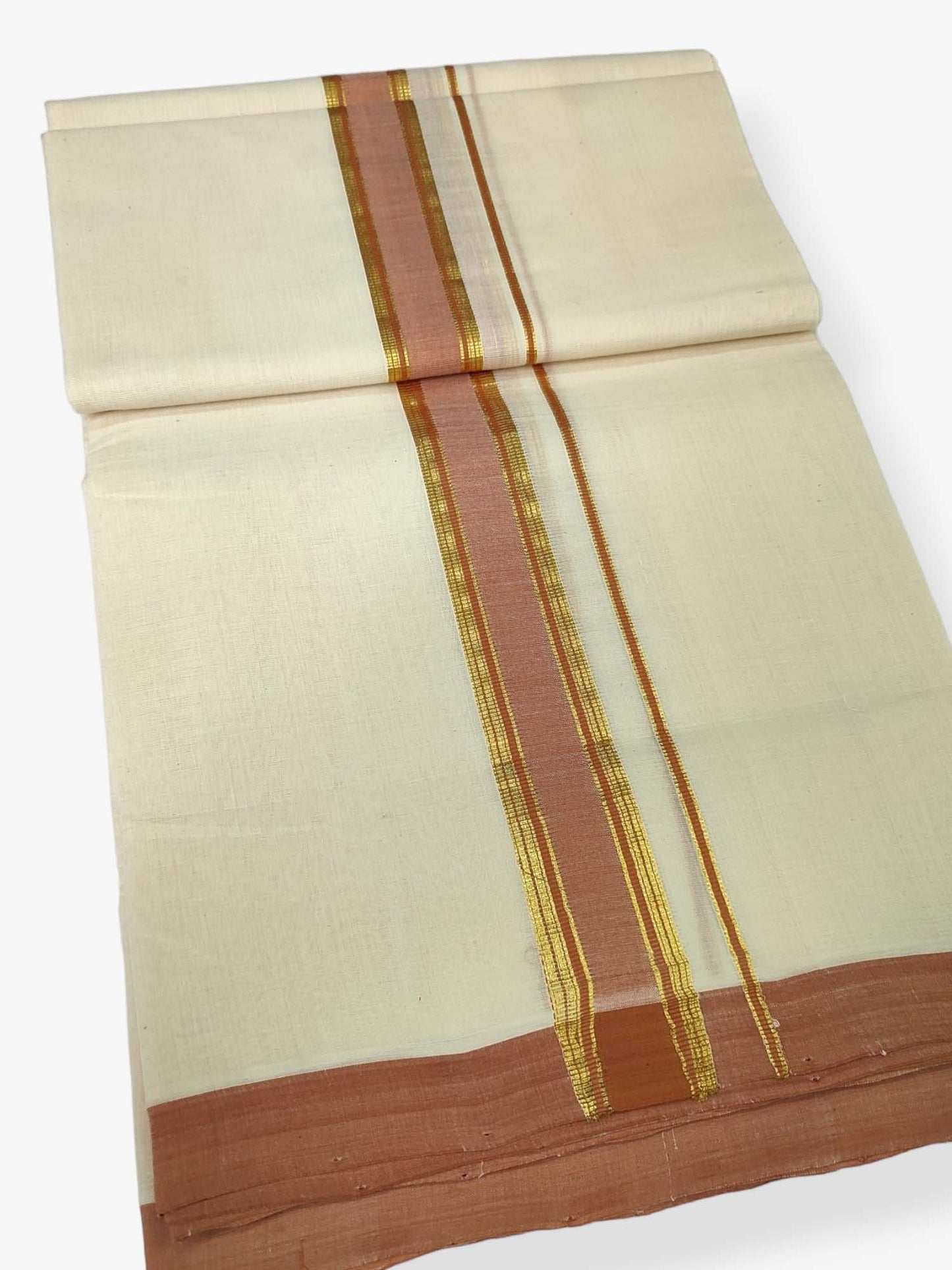 Kerala Balaramapuram Handloom Mundu/Dhoti Pure Cotton