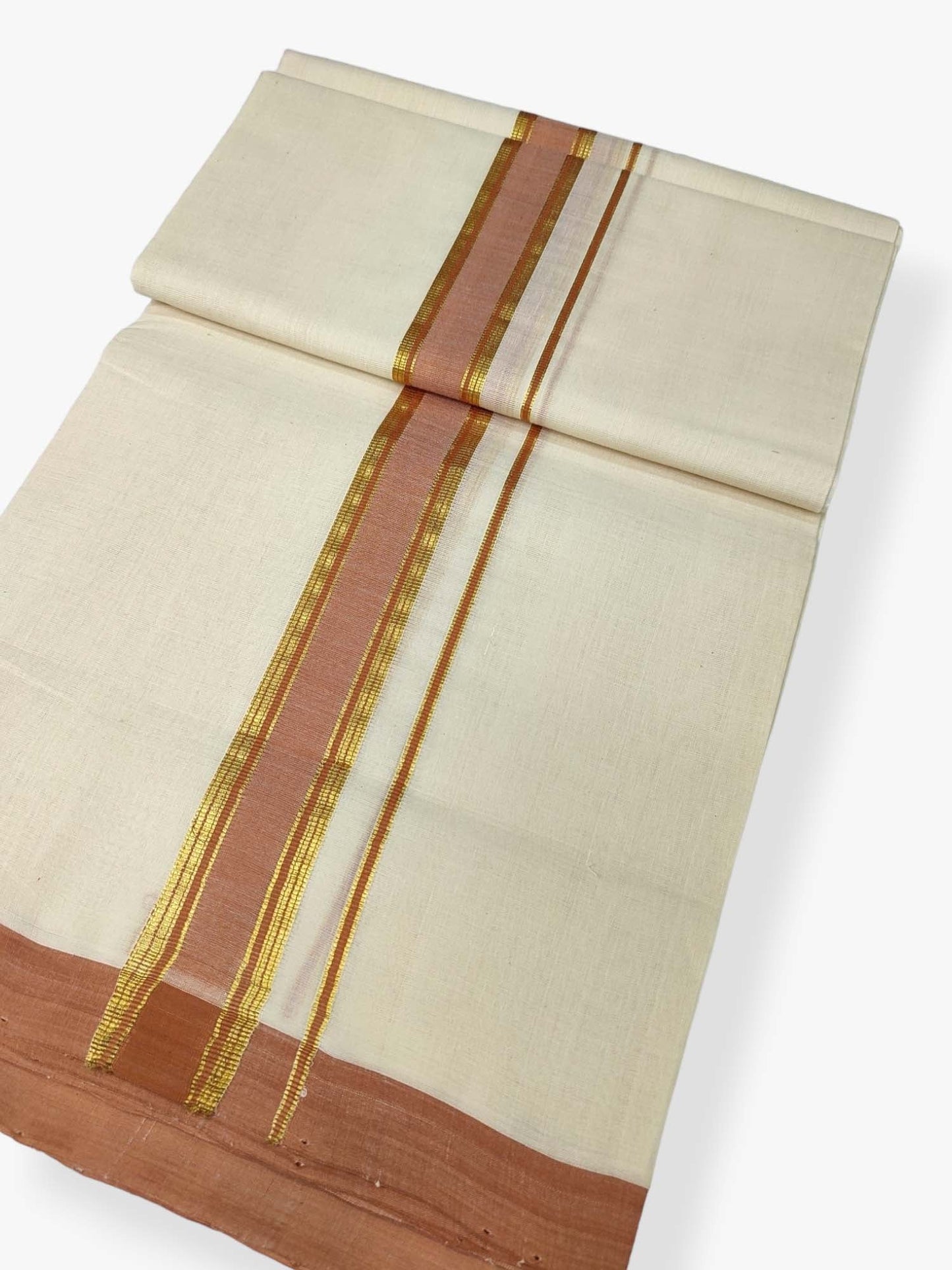 Kerala Balaramapuram Handloom Mundu/Dhoti Pure Cotton
