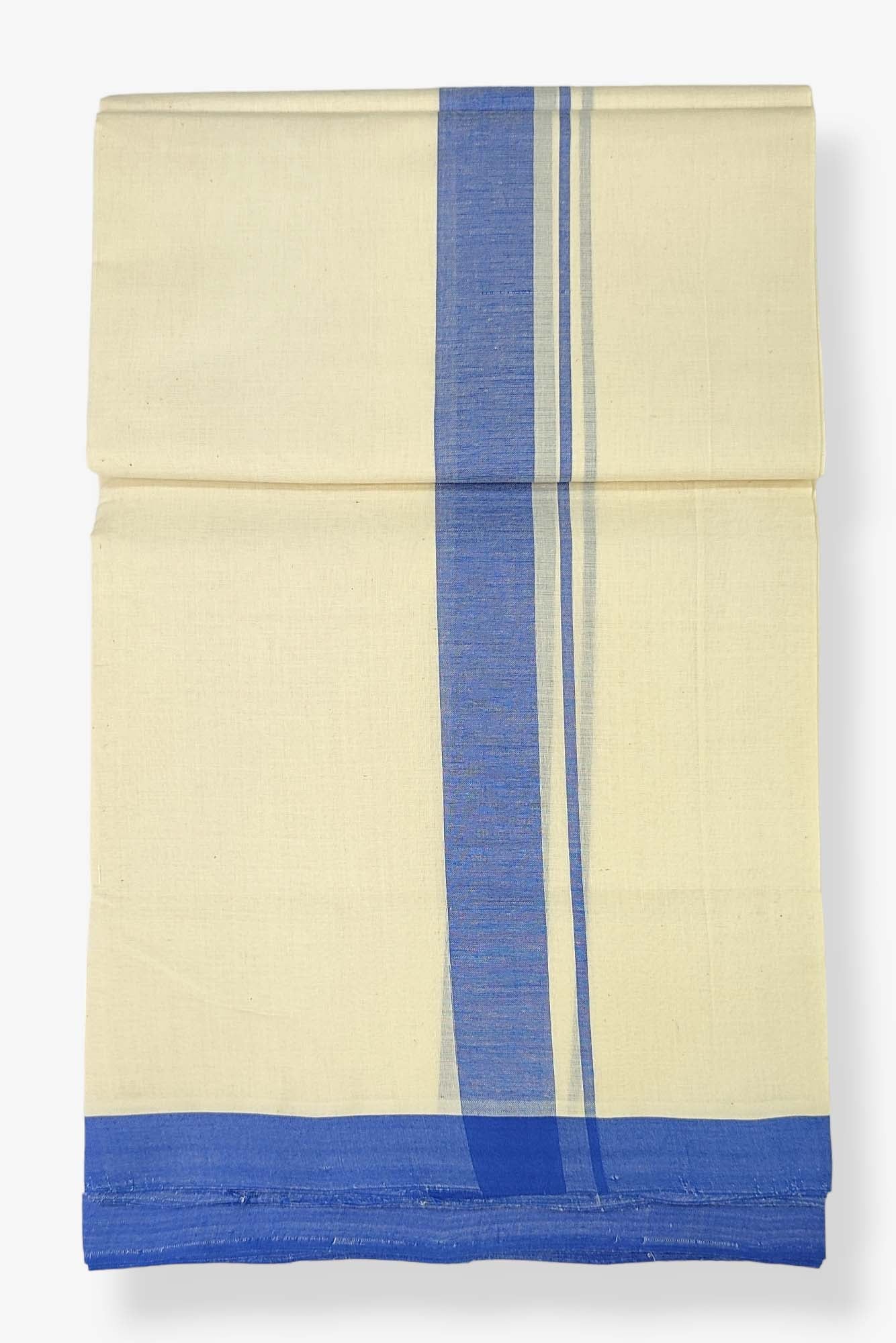 Kerala Balaramapuram Handloom Mundu/Dhoti Pure Cotton