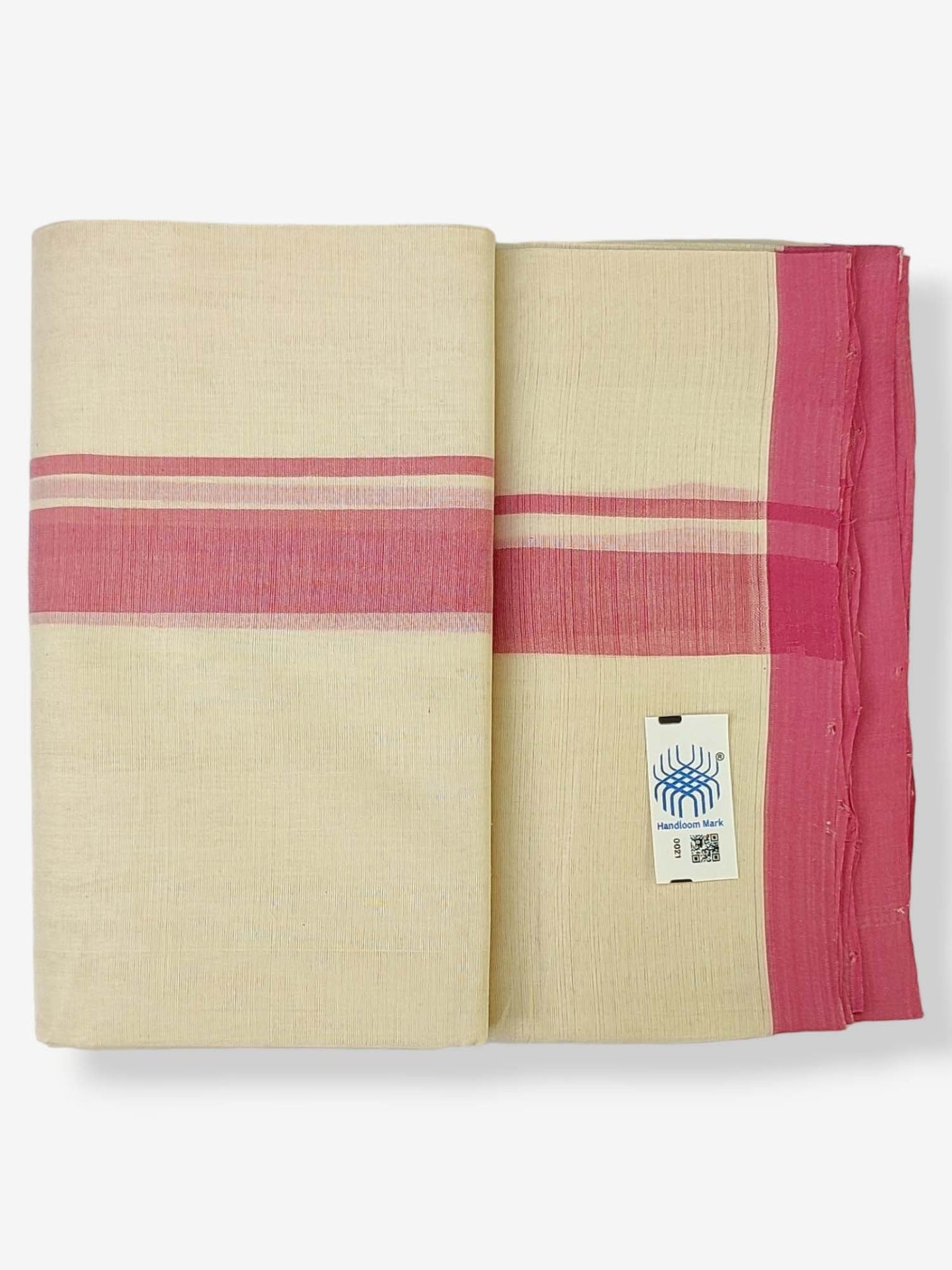 Kerala Balaramapuram Handloom Mundu/Dhoti Pure Cotton
