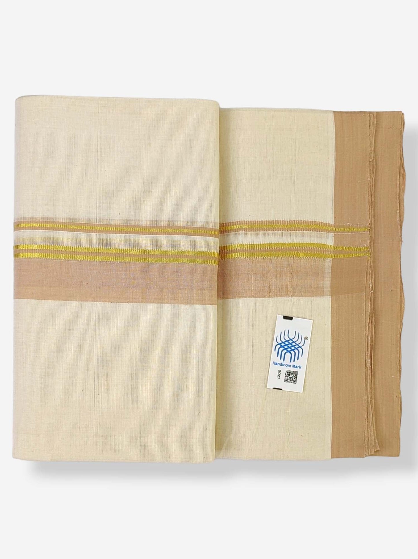 Kerala Balaramapuram Handloom Mundu/Dhoti Pure Cotton