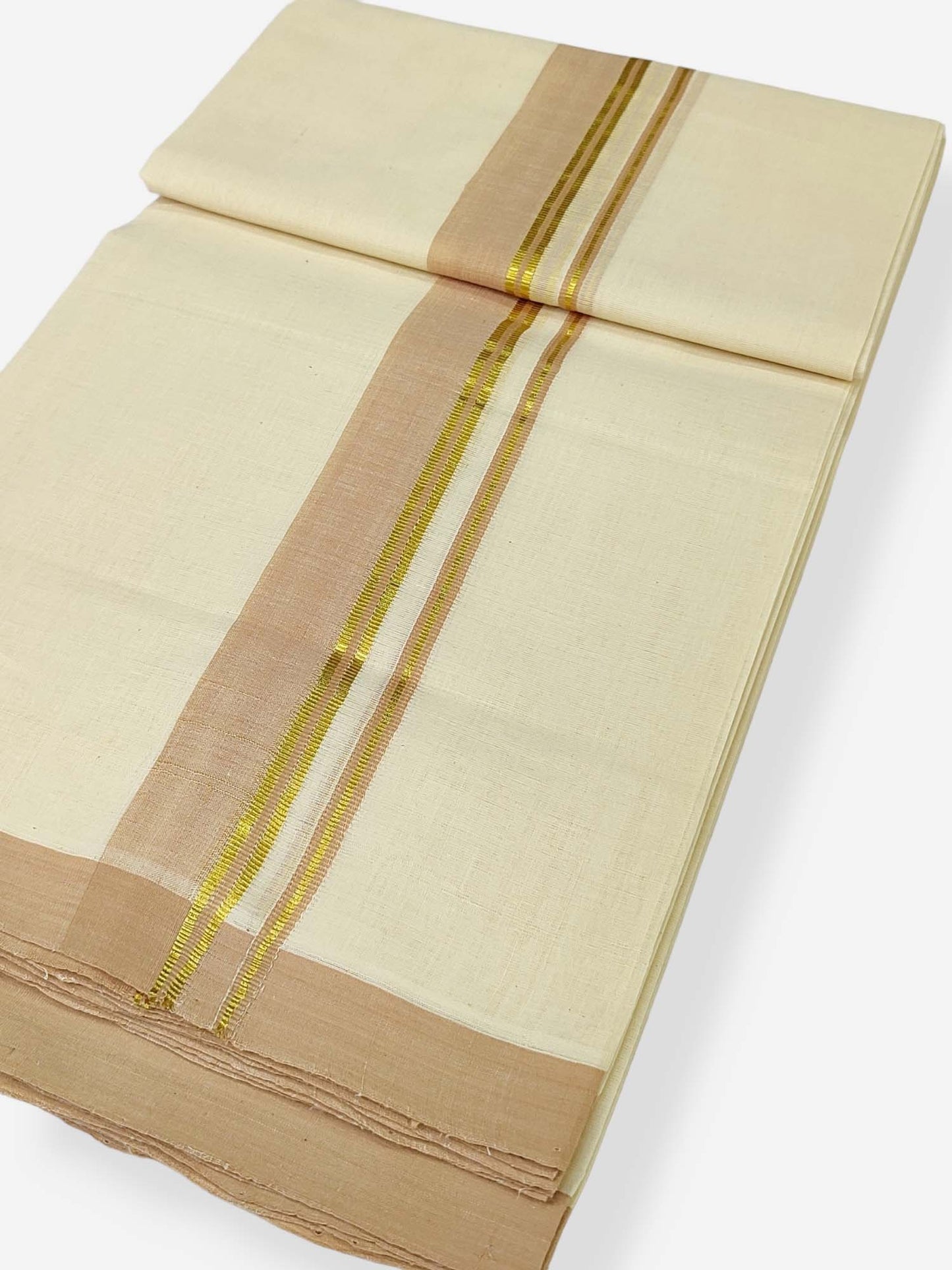 Kerala Balaramapuram Handloom Mundu/Dhoti Pure Cotton