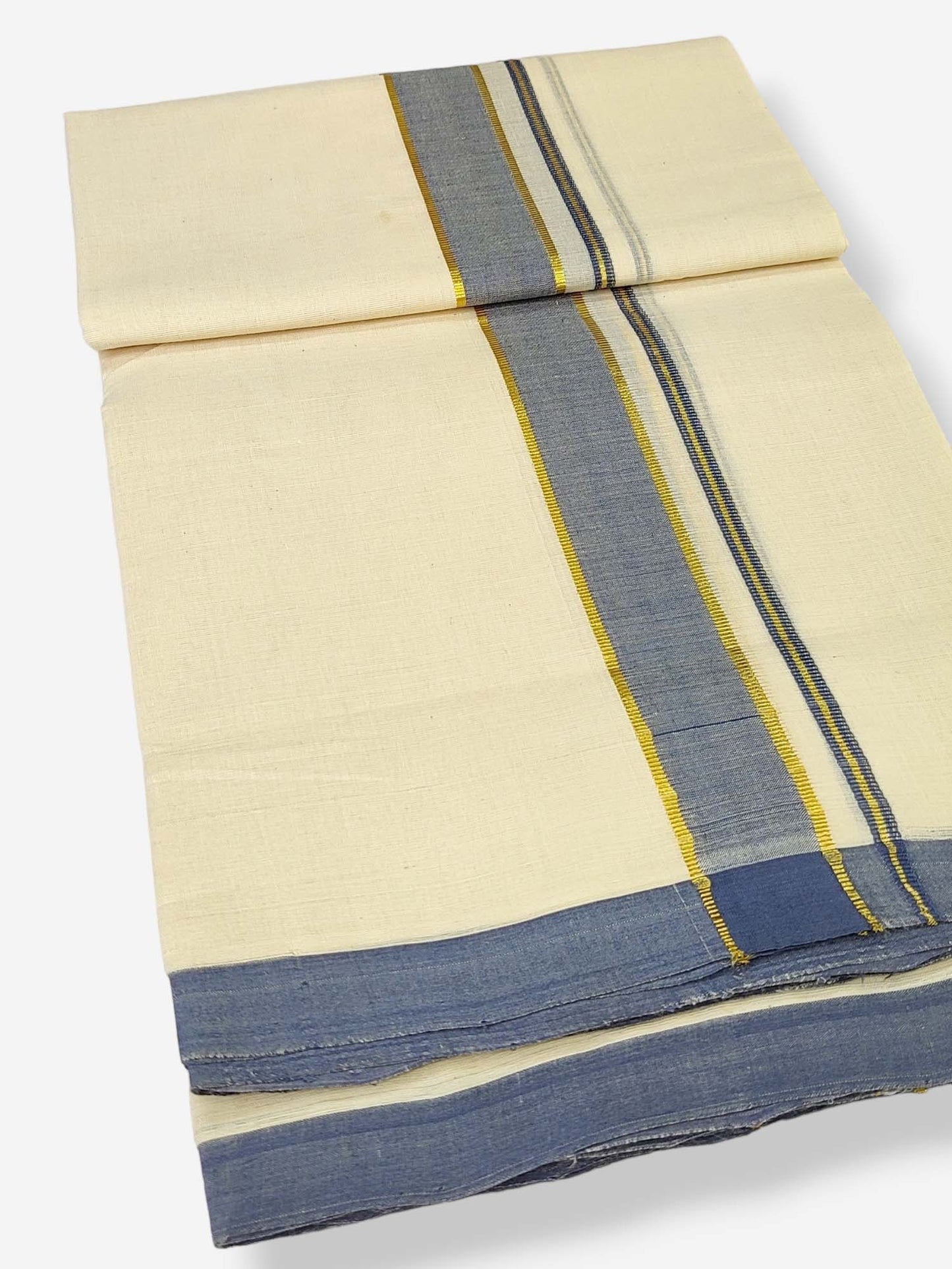 Kerala Balaramapuram Handloom Mundu/Dhoti Pure Cotton