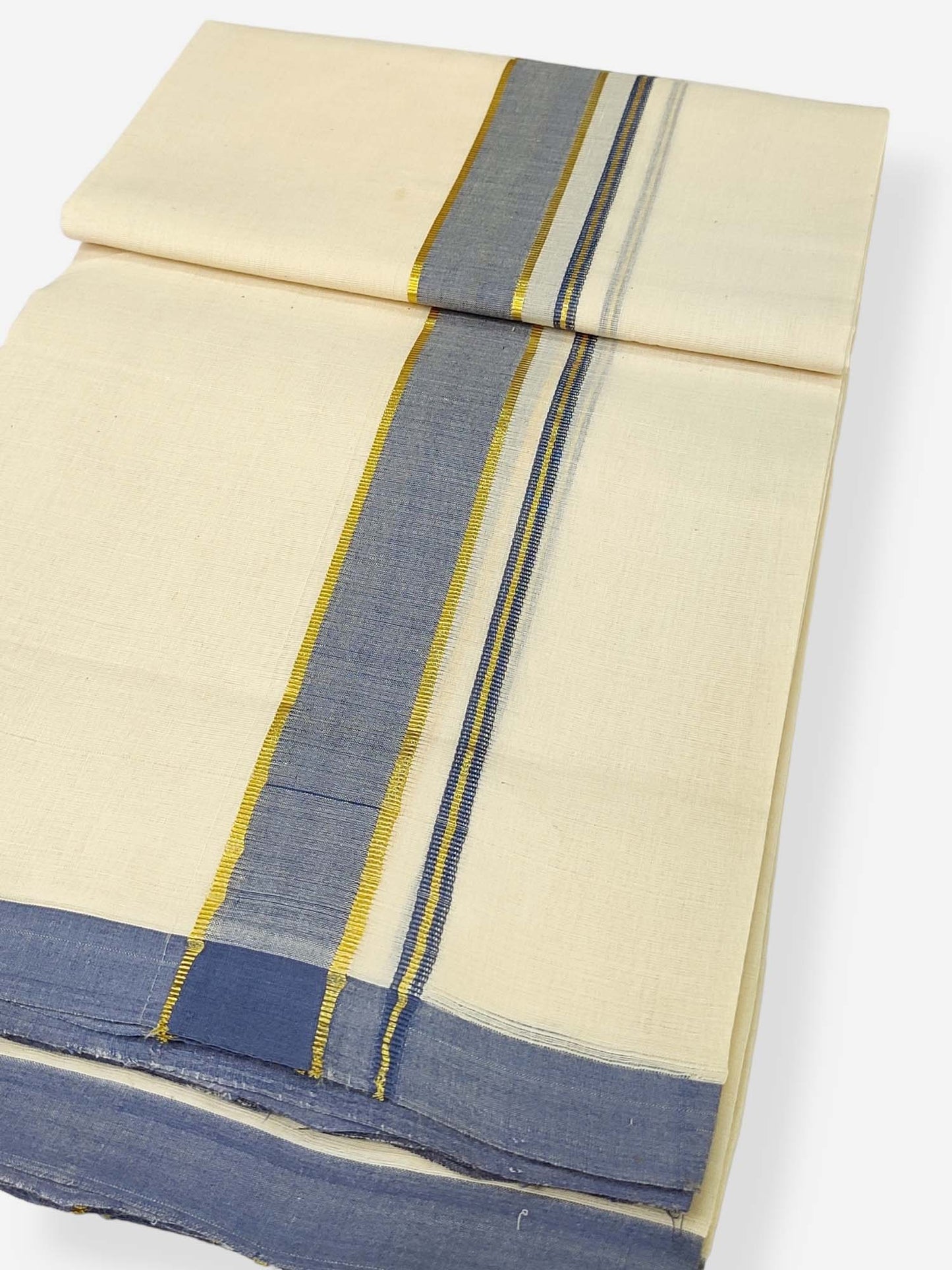 Kerala Balaramapuram Handloom Mundu/Dhoti Pure Cotton