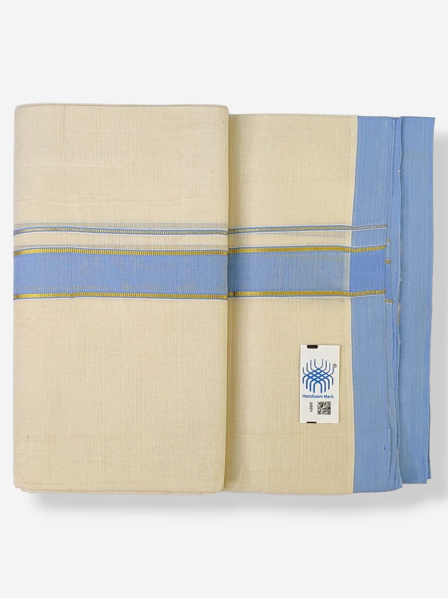 Kerala Balaramapuram Handloom Mundu/Dhoti Pure Cotton
