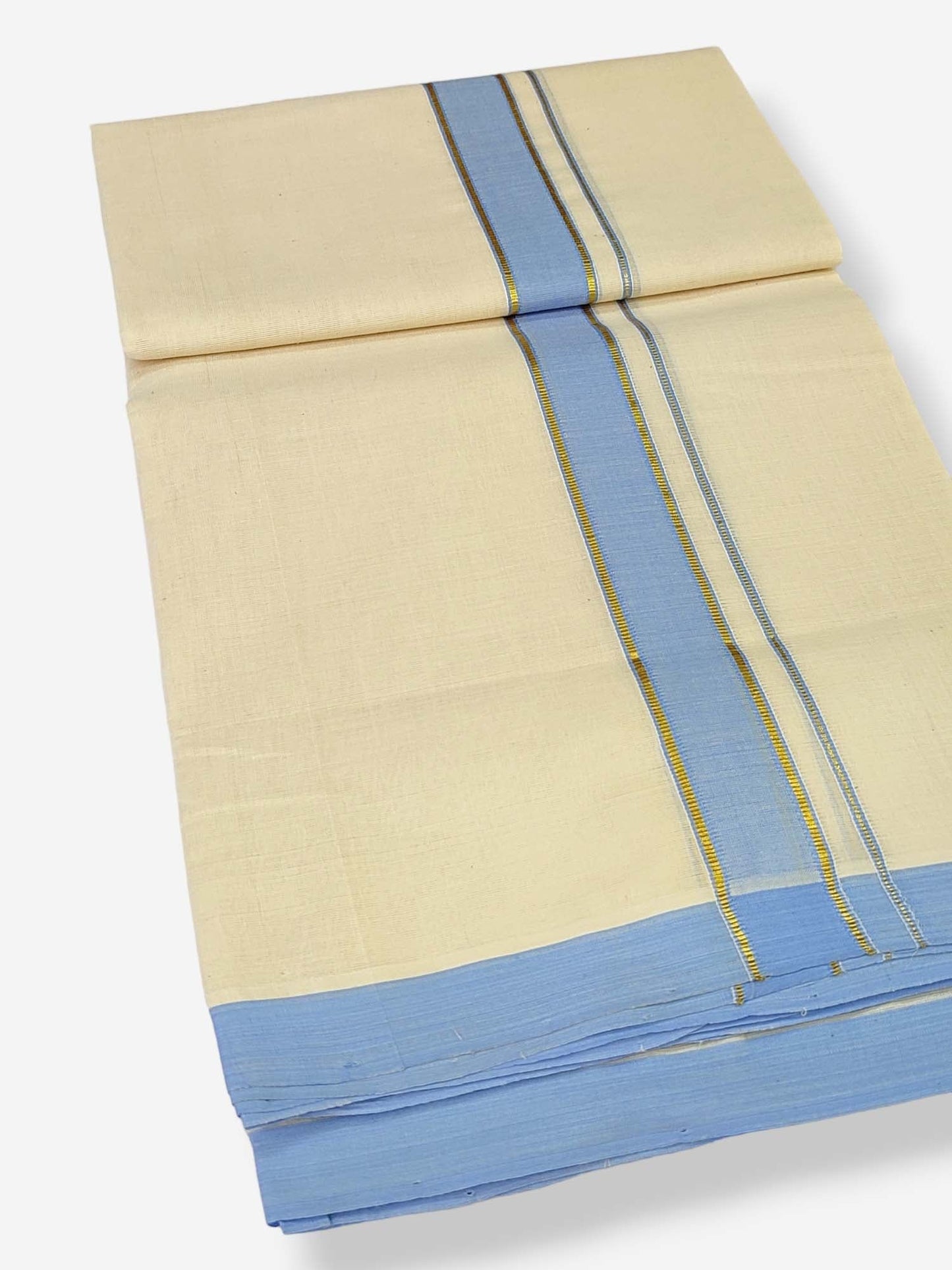 Kerala Balaramapuram Handloom Mundu/Dhoti Pure Cotton