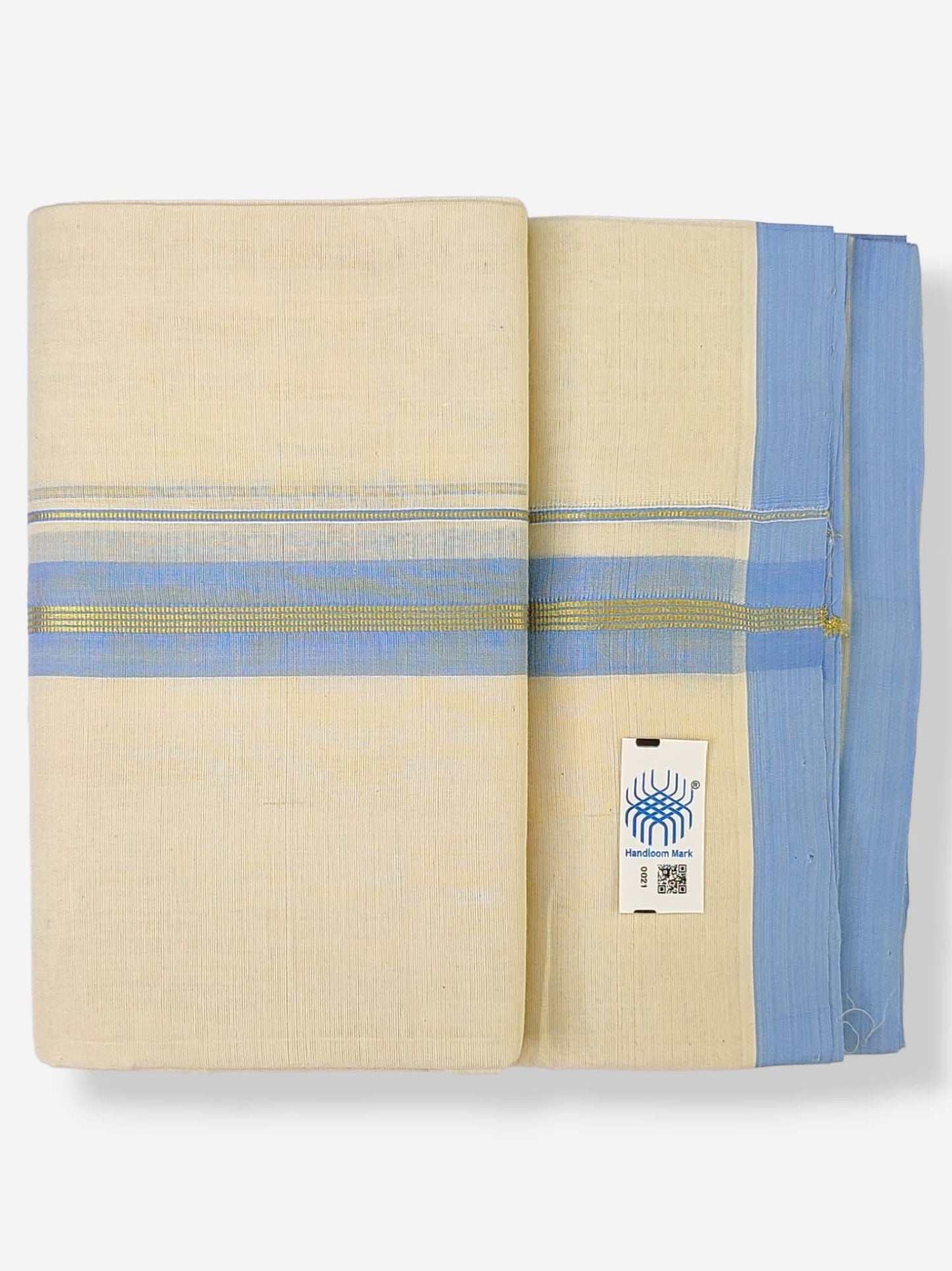 Kerala Balaramapuram Handloom Mundu/Dhoti Pure Cotton