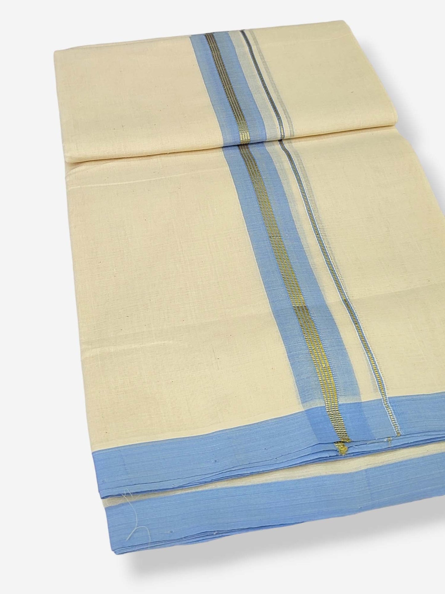Kerala Balaramapuram Handloom Mundu/Dhoti Pure Cotton