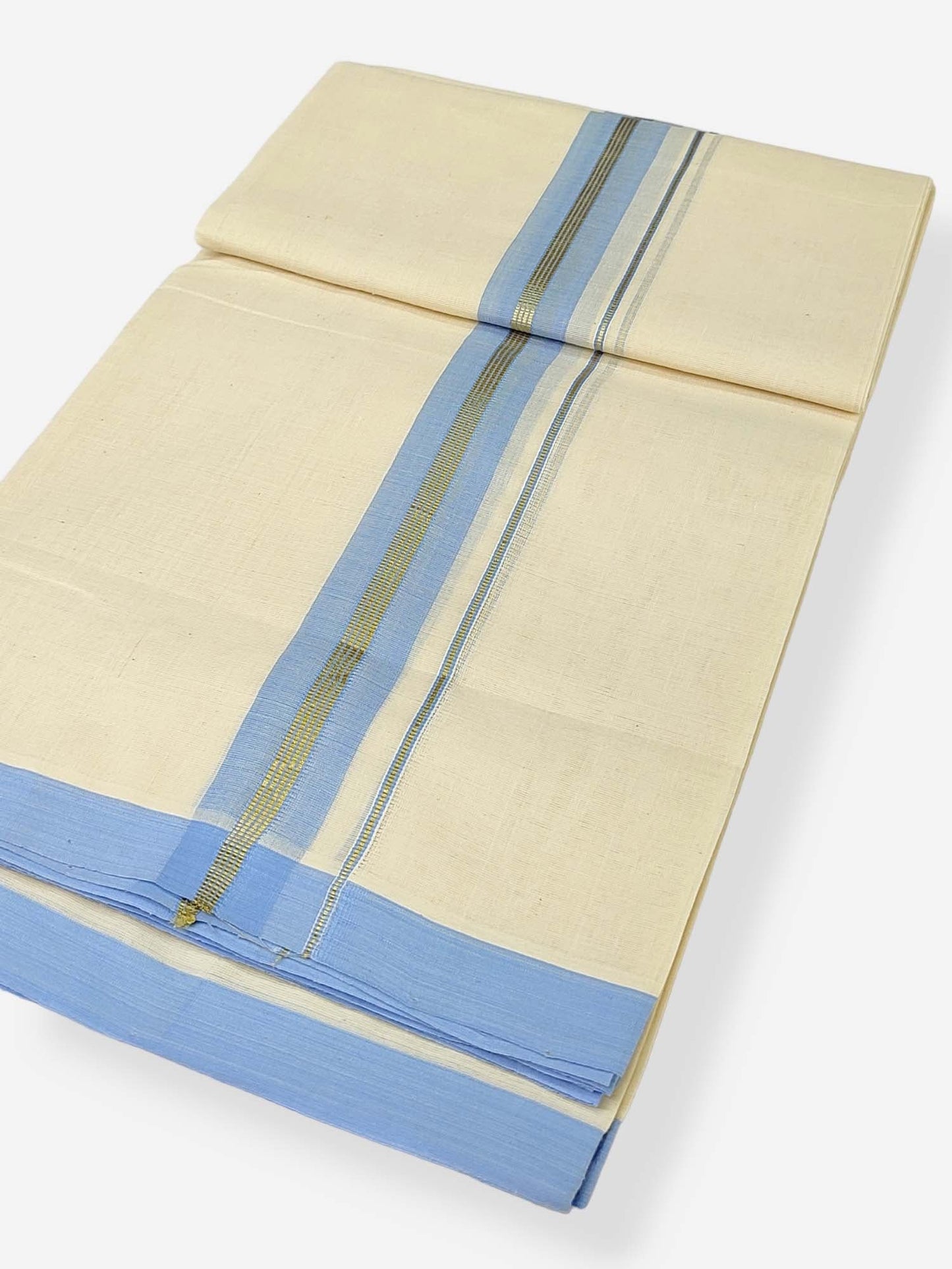 Kerala Balaramapuram Handloom Mundu/Dhoti Pure Cotton