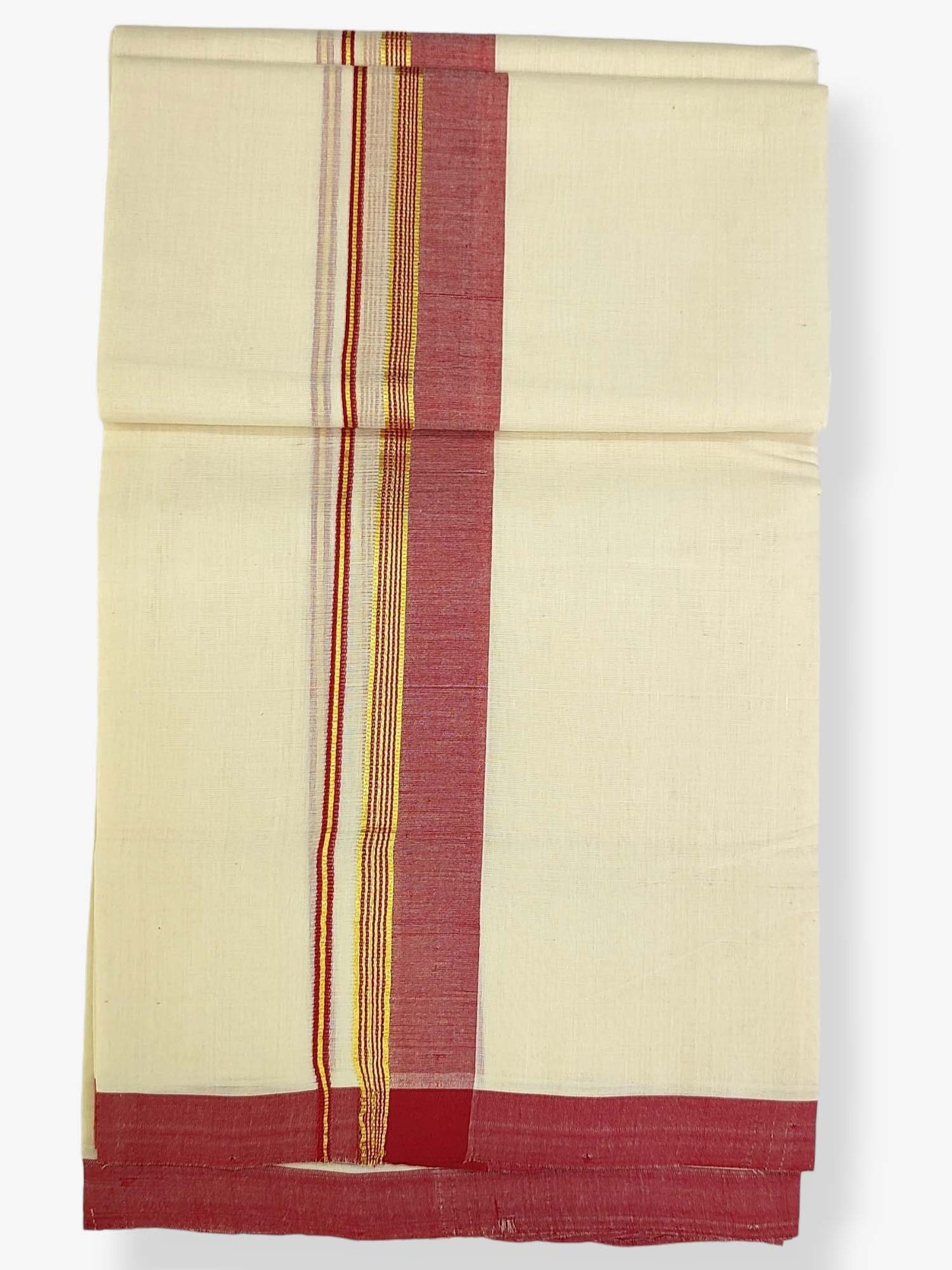 Kerala Balaramapuram Handloom Mundu/Dhoti Pure Cotton
