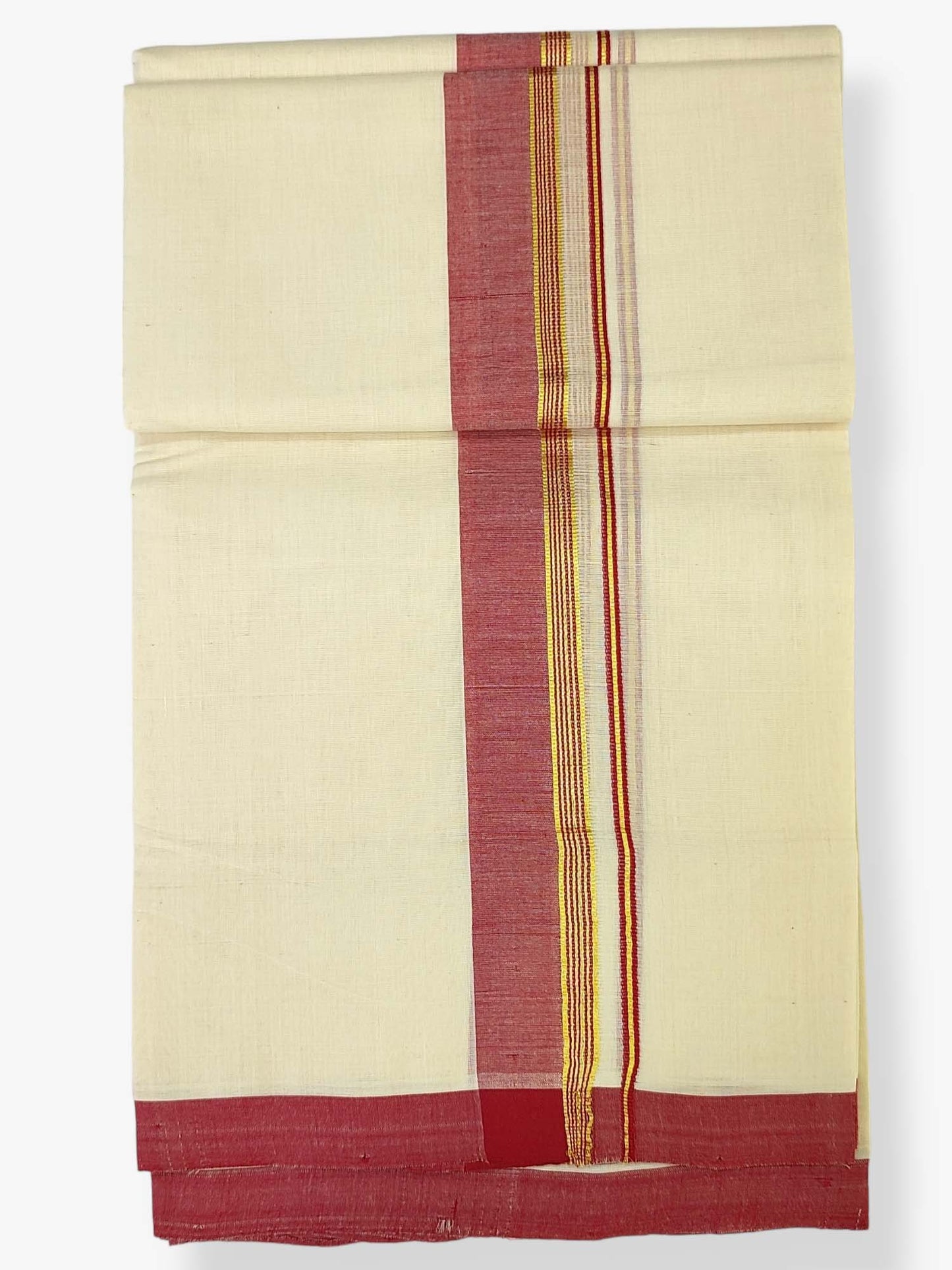 Kerala Balaramapuram Handloom Mundu/Dhoti Pure Cotton