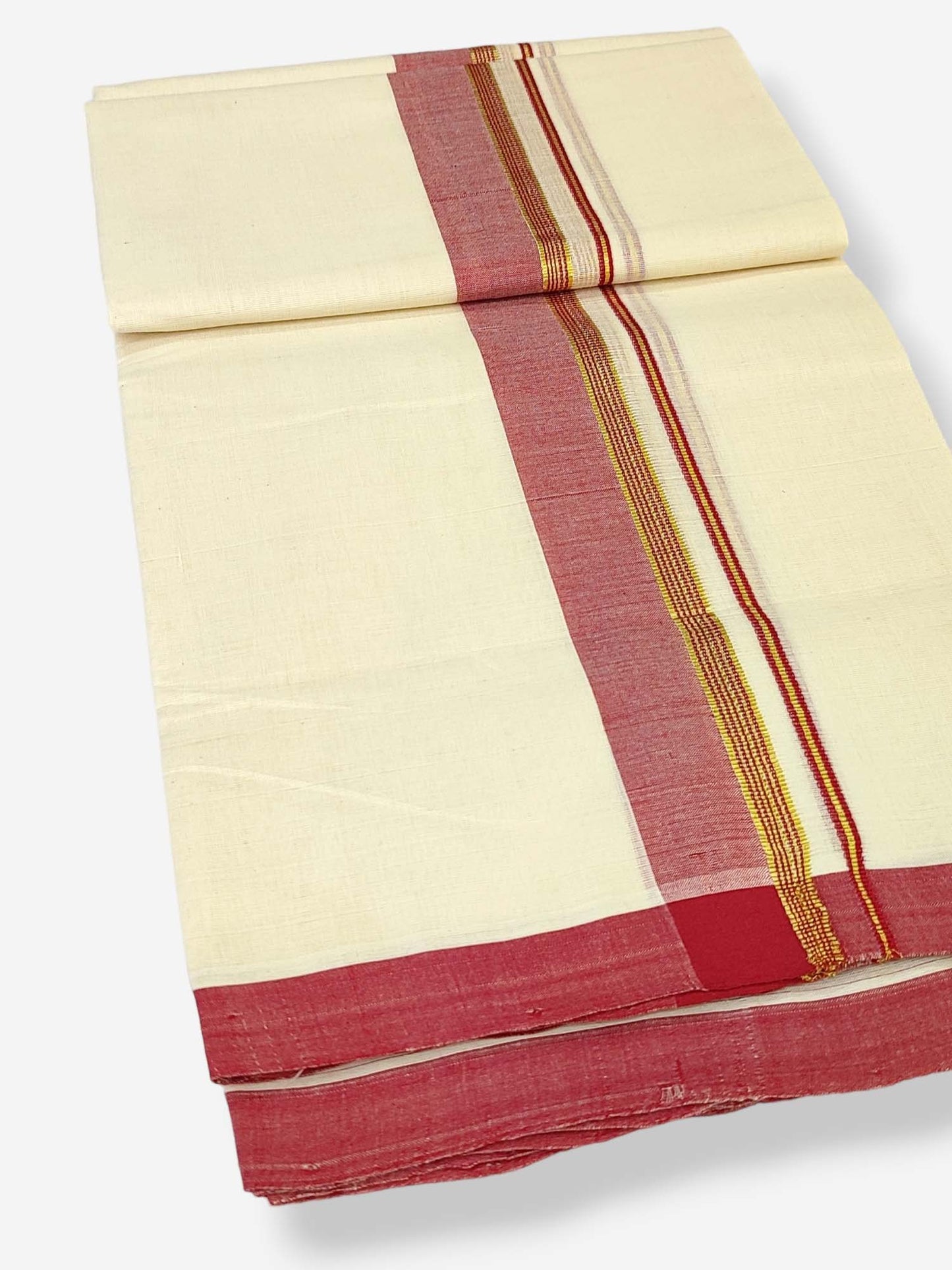 Kerala Balaramapuram Handloom Mundu/Dhoti Pure Cotton