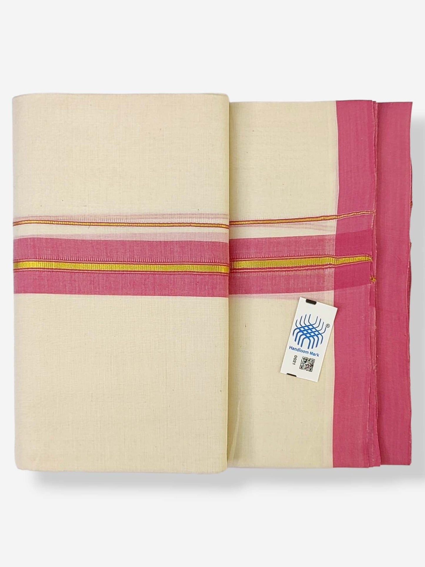 Kerala Balaramapuram Handloom Mundu/Dhoti Pure Cotton