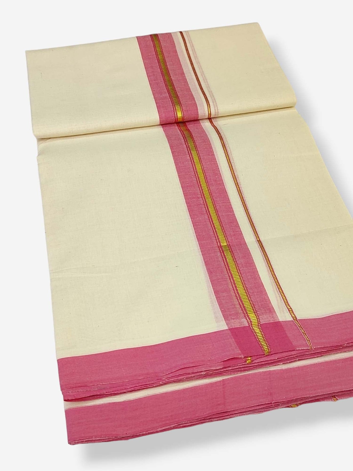 Kerala Balaramapuram Handloom Mundu/Dhoti Pure Cotton
