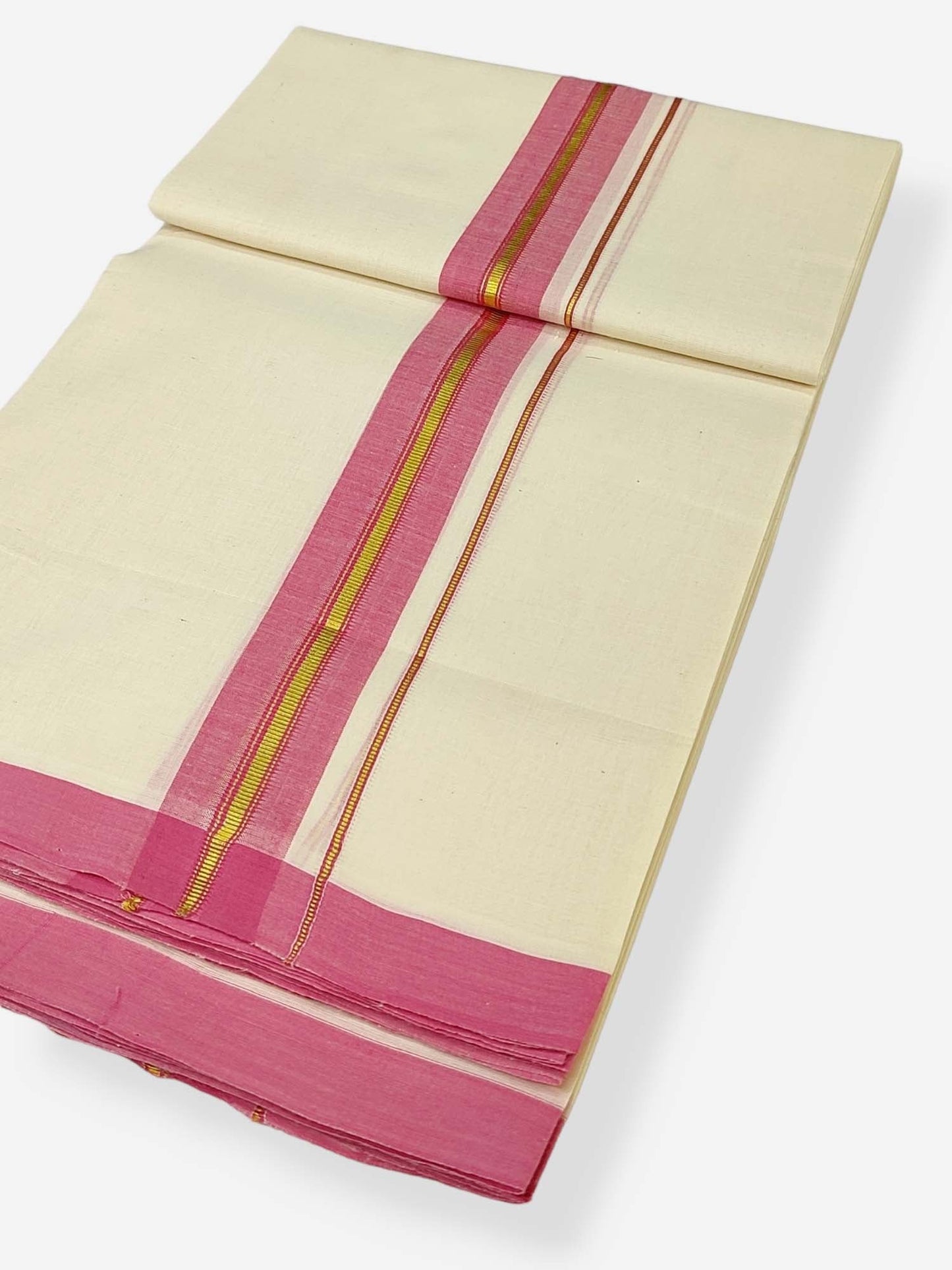 Kerala Balaramapuram Handloom Mundu/Dhoti Pure Cotton