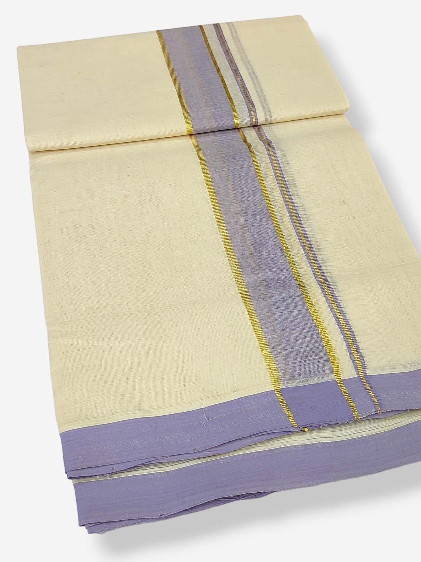 Kerala Balaramapuram Handloom Mundu/Dhoti Pure Cotton