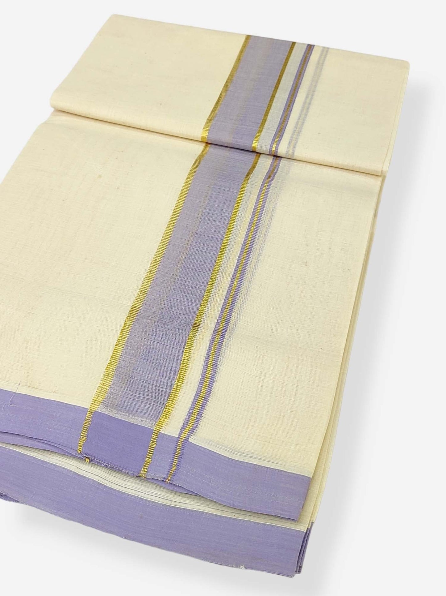 Kerala Balaramapuram Handloom Mundu/Dhoti Pure Cotton