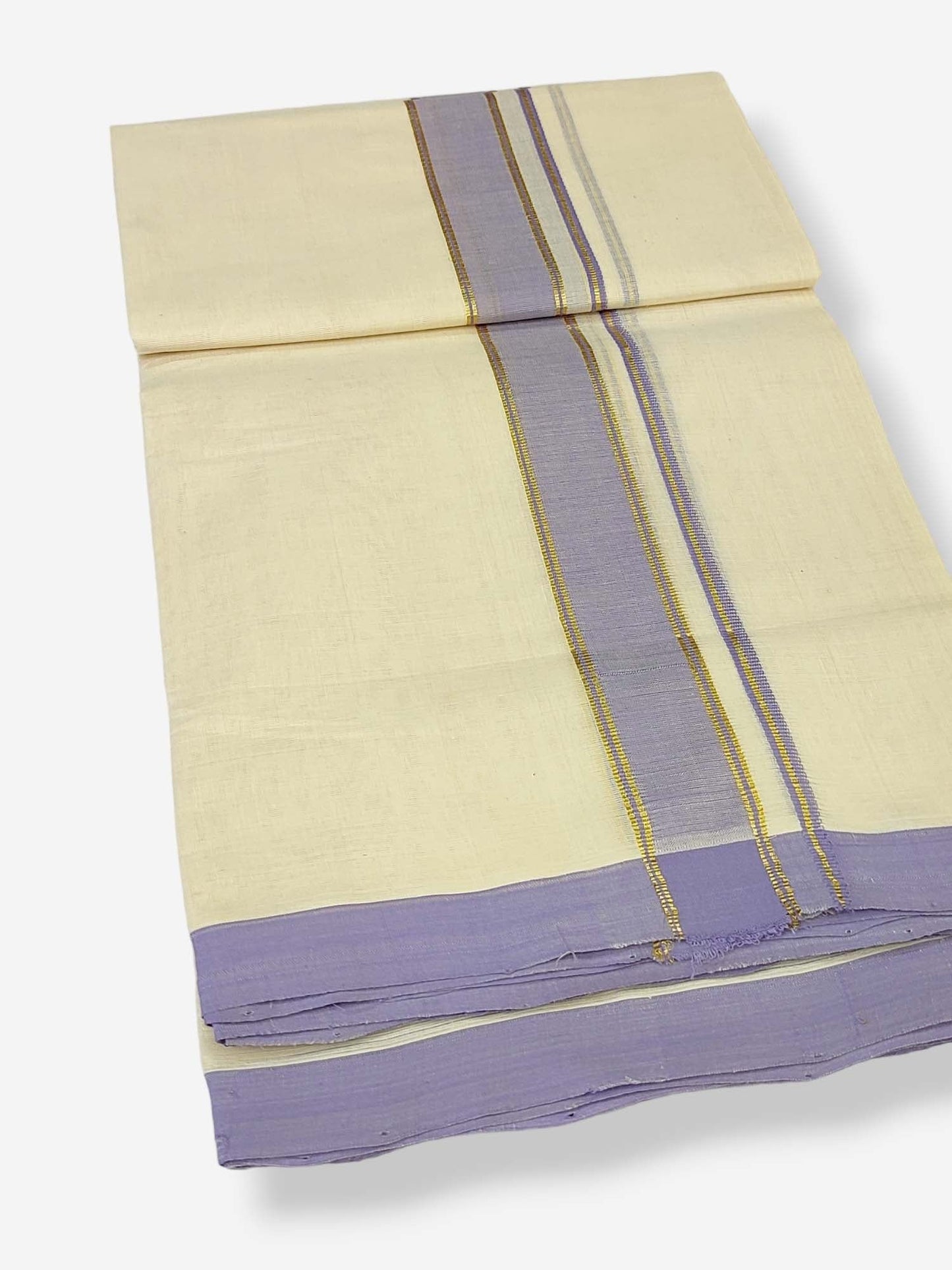 Kerala Balaramapuram Handloom Mundu/Dhoti Pure Cotton