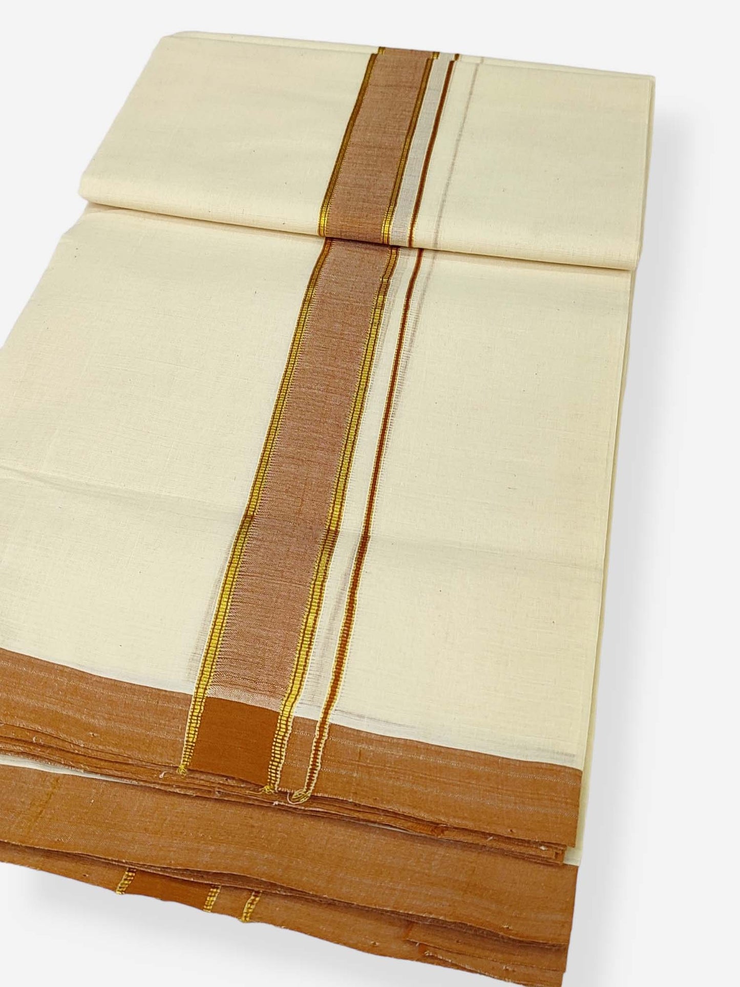 Kerala Balaramapuram Handloom Mundu/Dhoti Pure Cotton