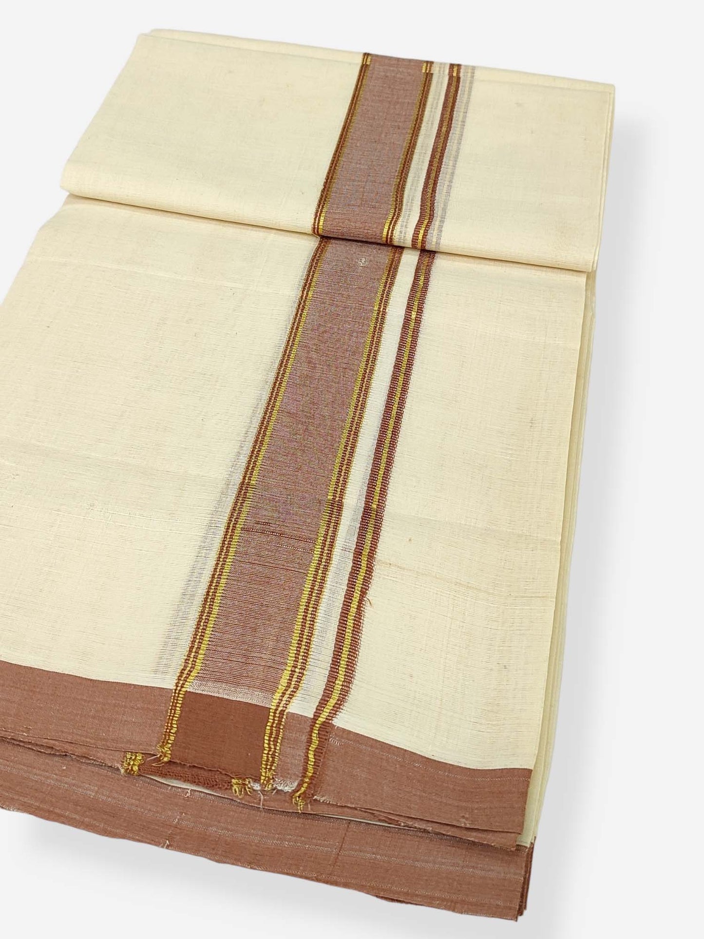 Kerala Balaramapuram Handloom Mundu/Dhoti Pure Cotton