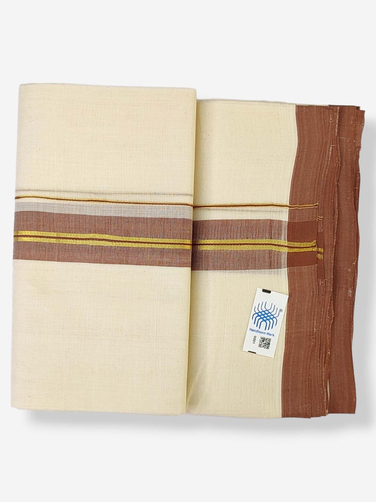 Kerala Balaramapuram Handloom Mundu/Dhoti Pure Cotton