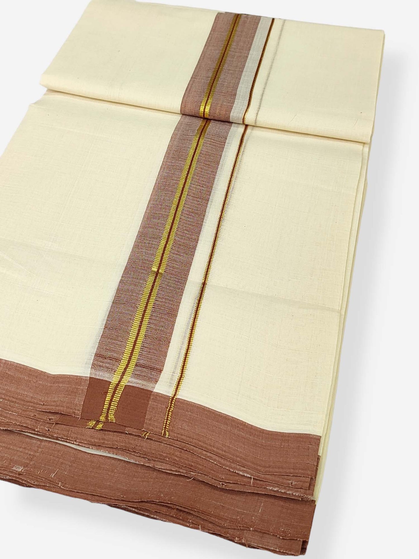 Kerala Balaramapuram Handloom Mundu/Dhoti Pure Cotton