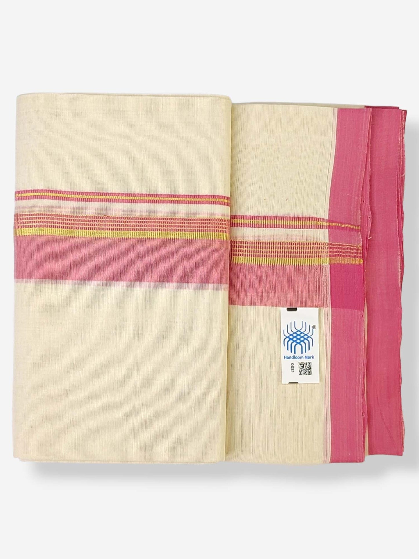 Kerala Balaramapuram Handloom Mundu/Dhoti Pure Cotton