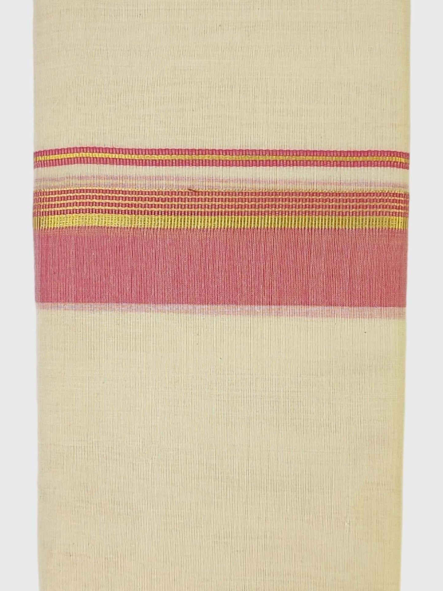 Kerala Balaramapuram Handloom Mundu/Dhoti Pure Cotton