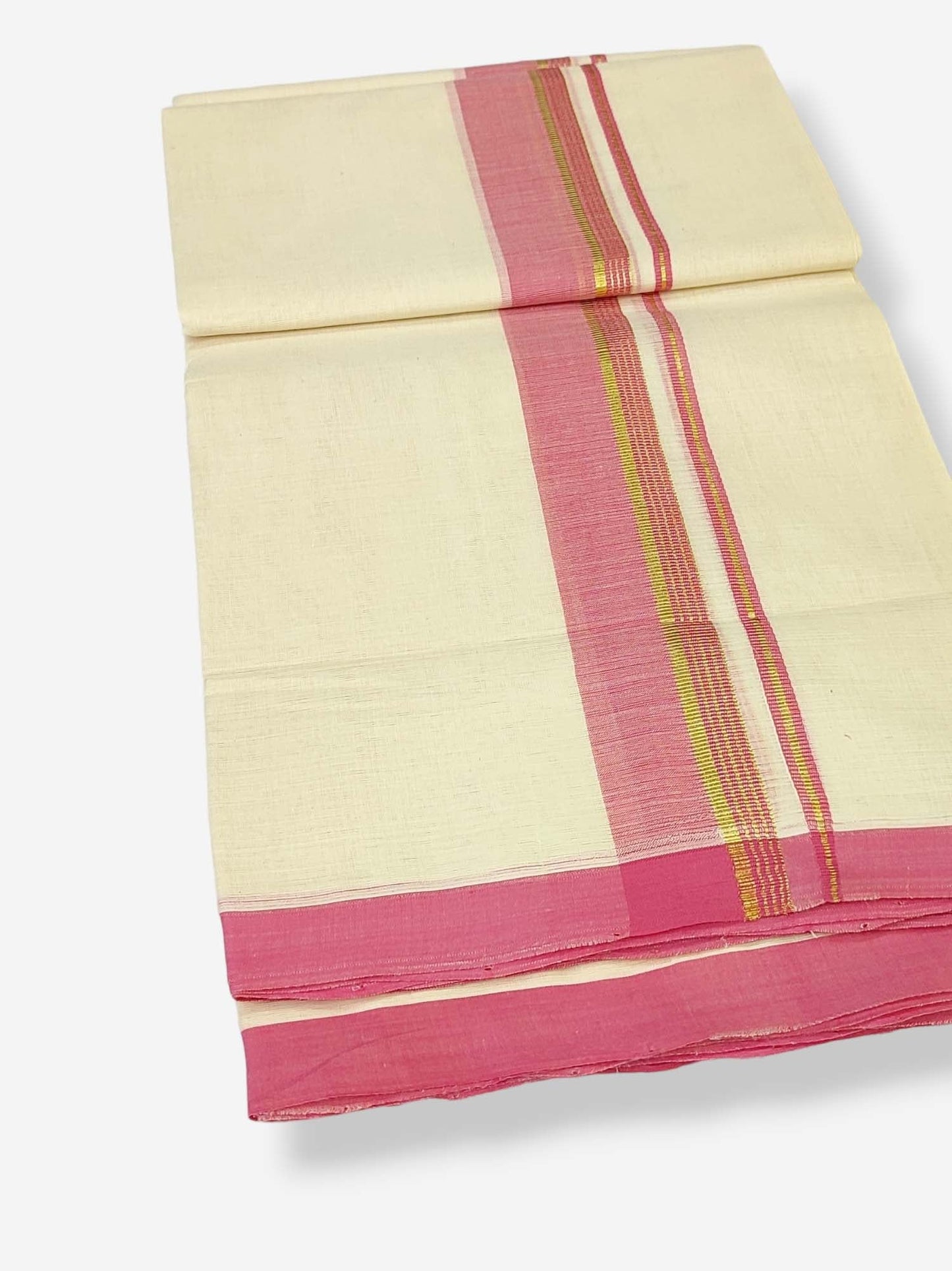 Kerala Balaramapuram Handloom Mundu/Dhoti Pure Cotton