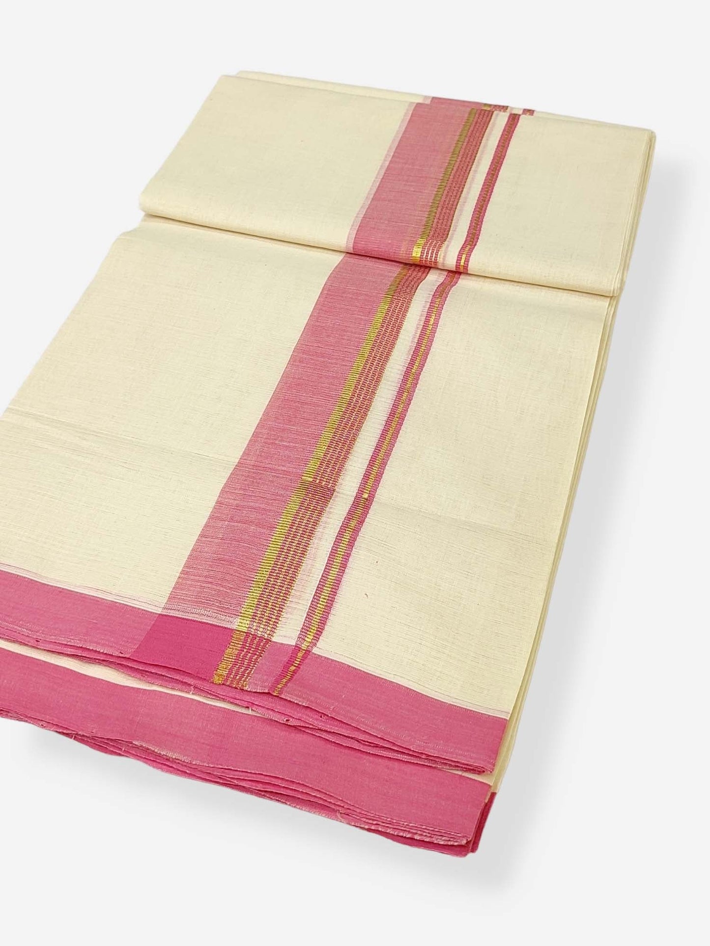 Kerala Balaramapuram Handloom Mundu/Dhoti Pure Cotton