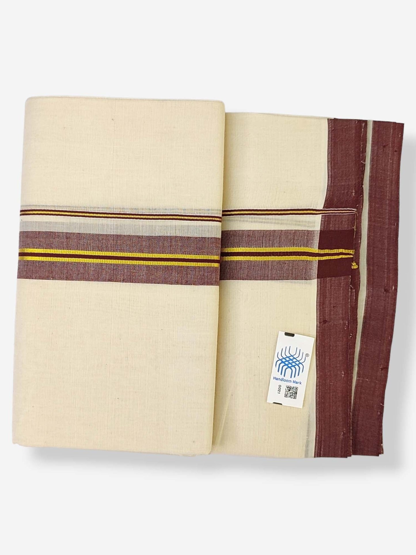 Kerala Balaramapuram Handloom Mundu/Dhoti Pure Cotton