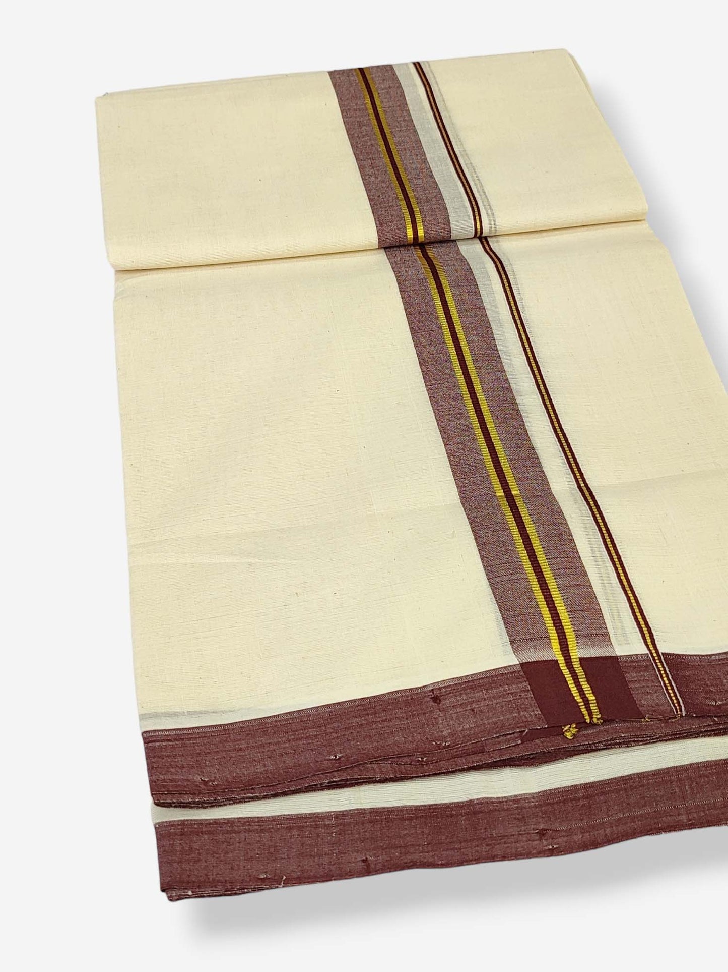 Kerala Balaramapuram Handloom Mundu/Dhoti Pure Cotton