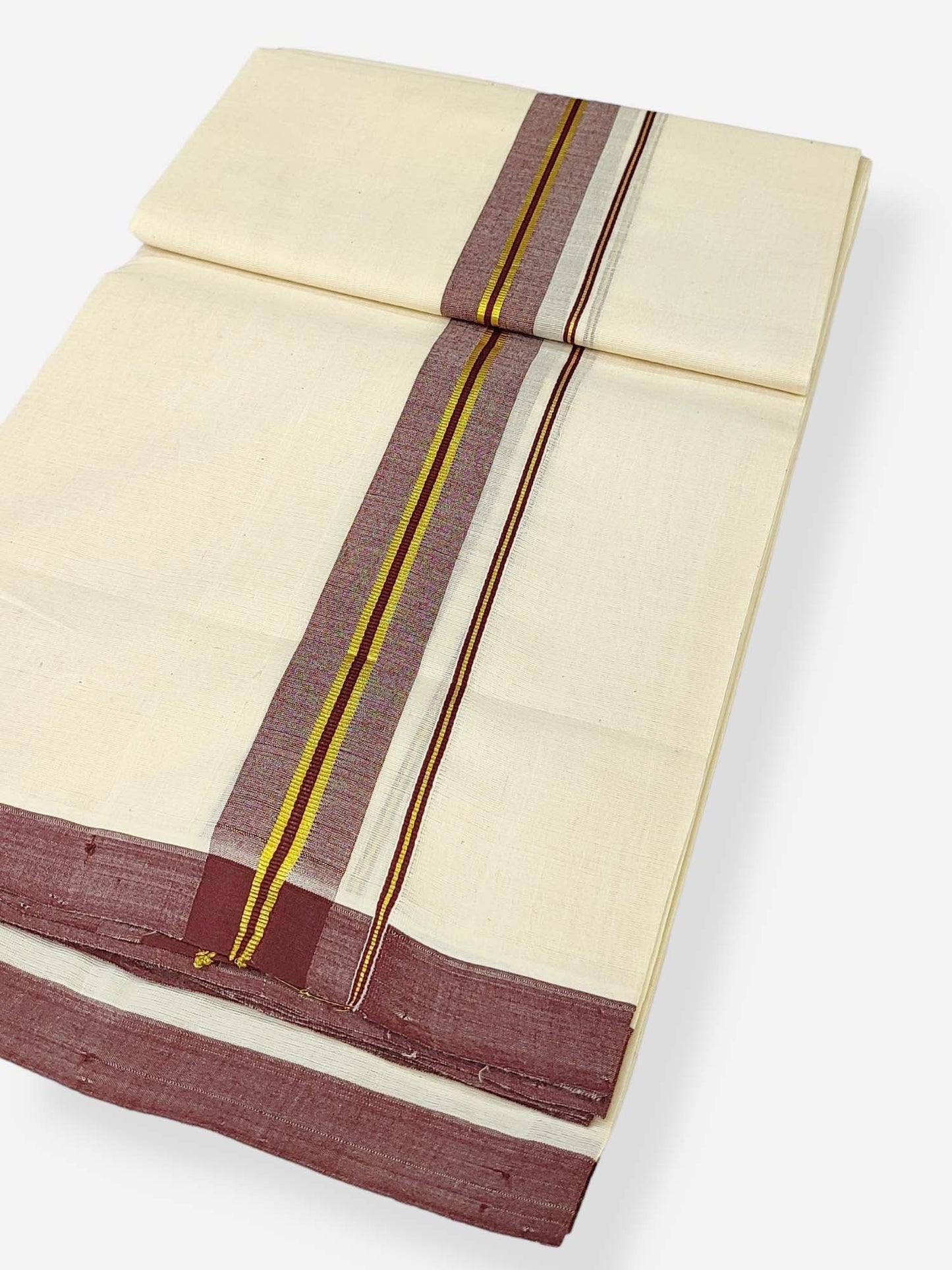 Kerala Balaramapuram Handloom Mundu/Dhoti Pure Cotton