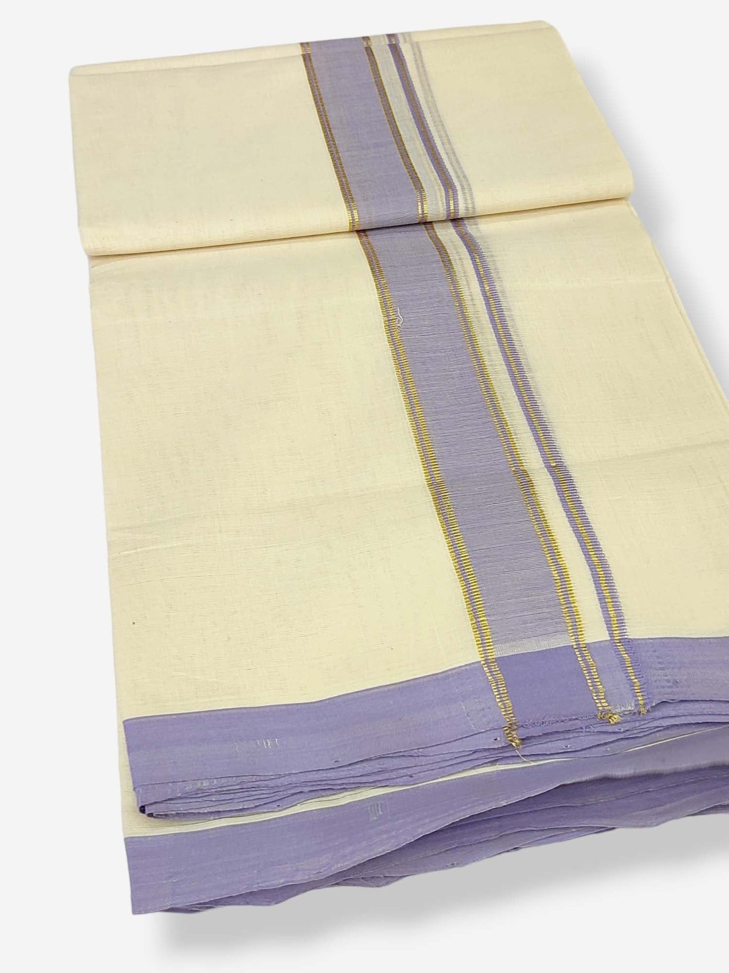 Kerala Balaramapuram Handloom Mundu/Dhoti Pure Cotton